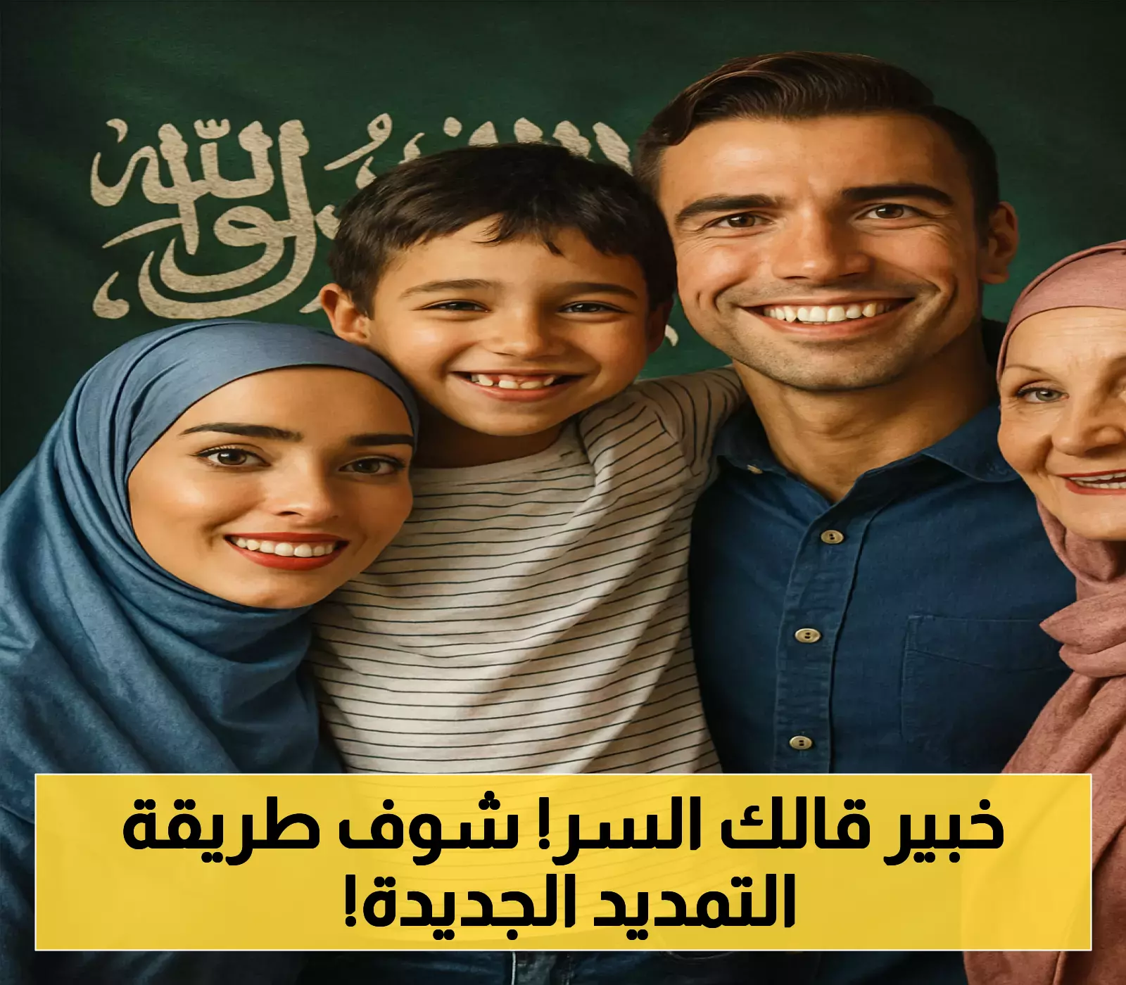 توجيه جديد: كيف يمكنك تمديد الزيارة العائلية في السعودية لعام 1446؟