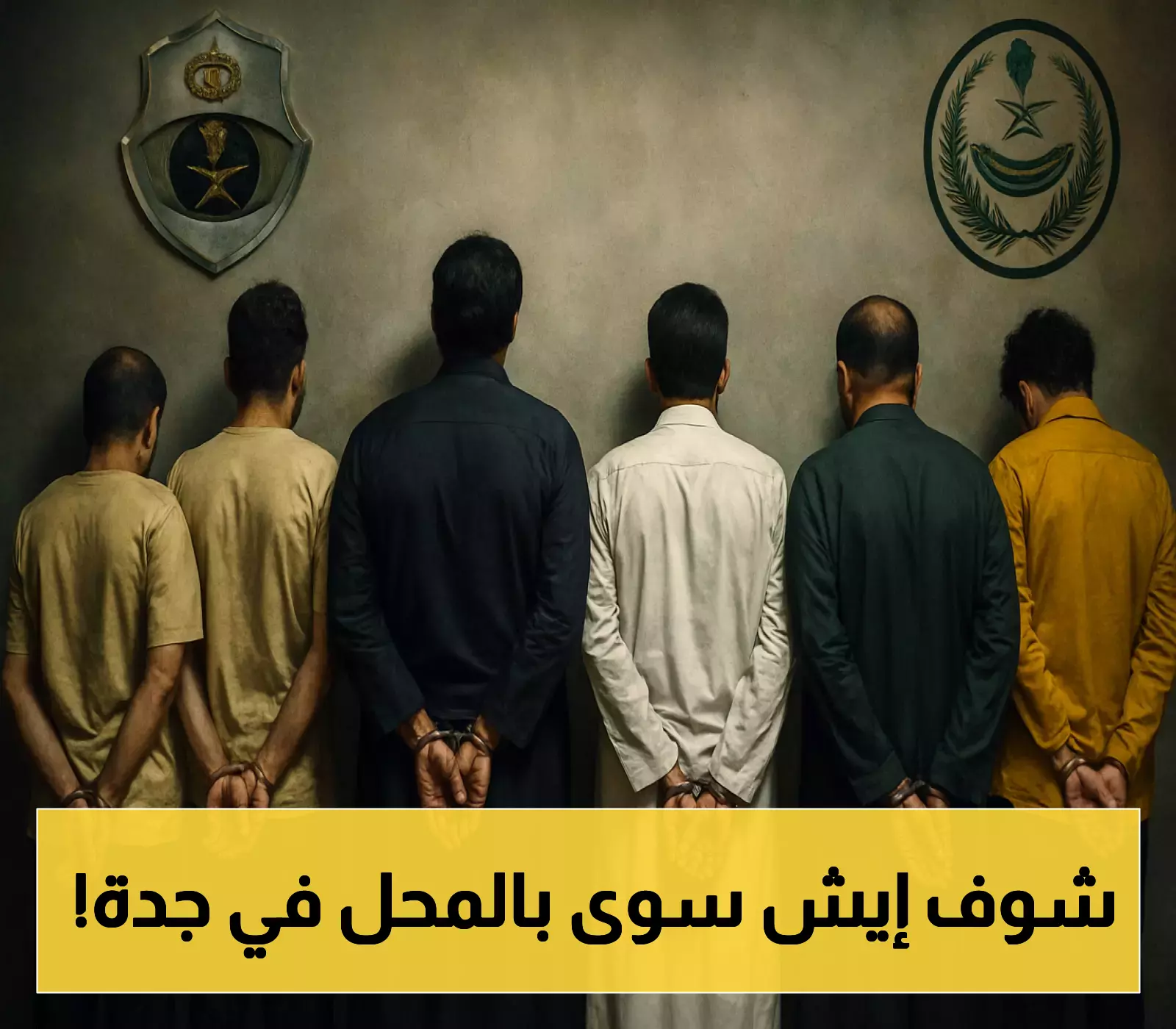 إعلان: القبض على شخص بإتلاف محل تجاري في جدة