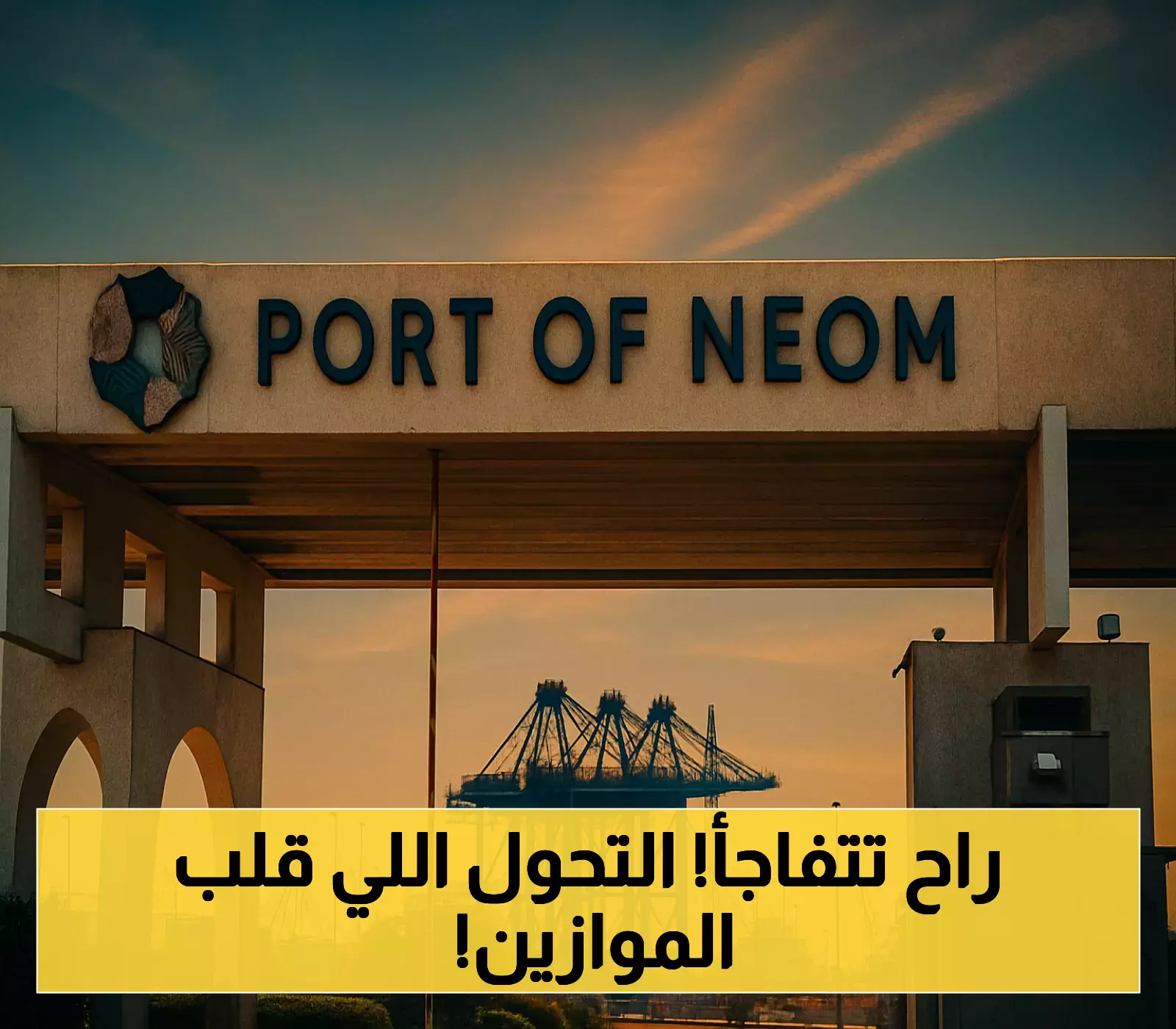وقت الشحن ينخفض 50%: كيف حول ميناء نيوم مسار التجارة بين 3 دول عربية؟