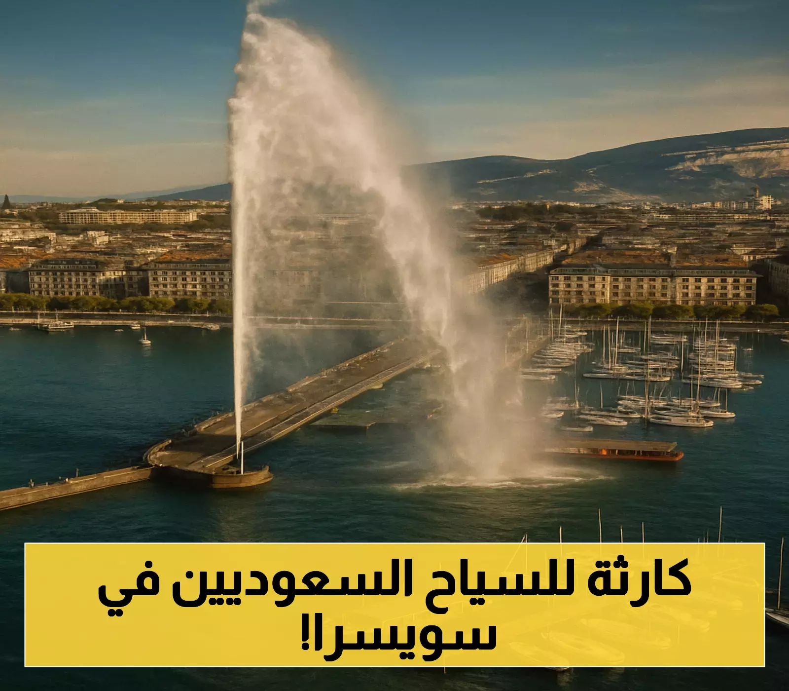 وفاة سعودي غرقًا في بحيرة جنيف والقنصلية تُسرِع إجراءات عودة الجثمان للمملكة