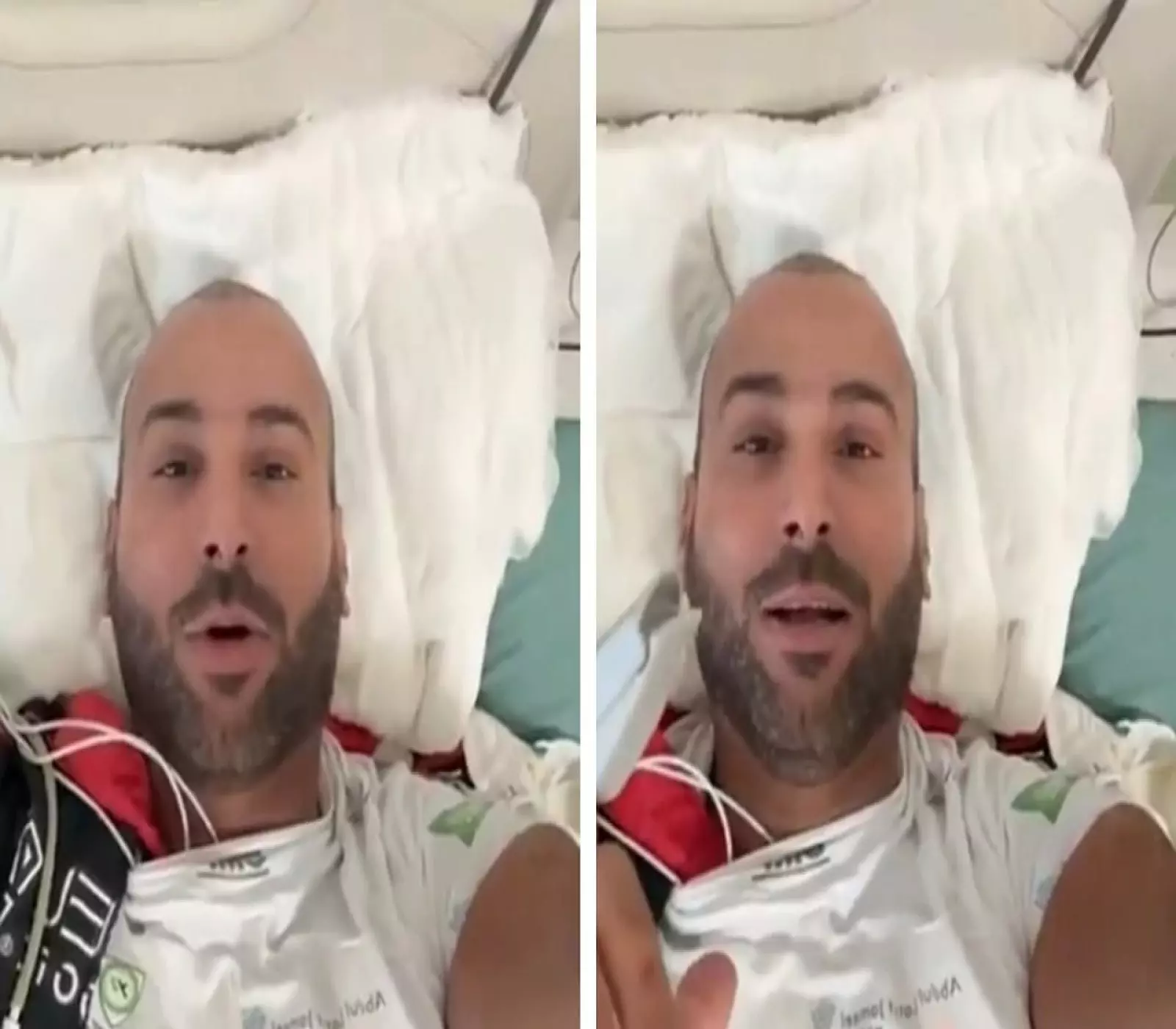 شاهد... صور صادمة لبطل الرالي يزيد الراجحي من المستشفى !