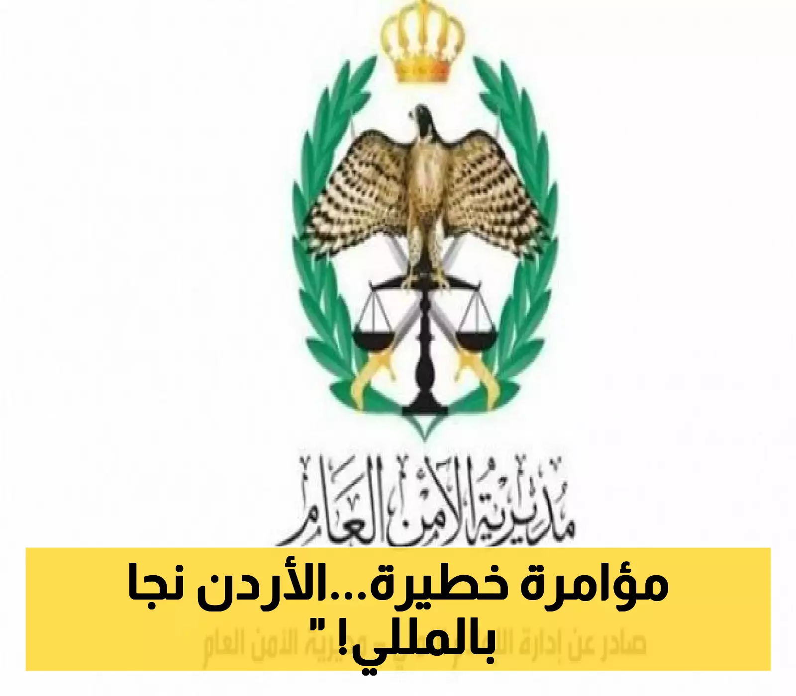 الأمن العام يكشف تفاصيل عملية استخباراتية معقدة أنقذت الأردن من كارثة وشيكة هي الأخطر منذ سنوات.. إليك التفاصيل!