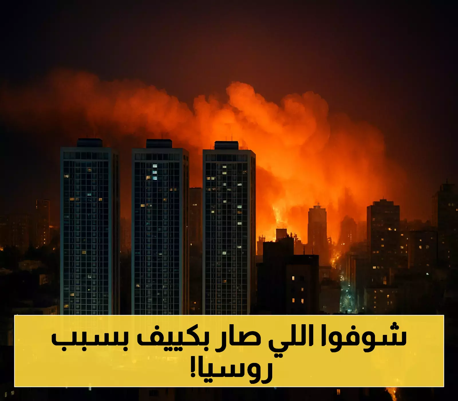 عاجل: مقتل شخص واحتراق مدرسة في هجوم روسي على كييف
