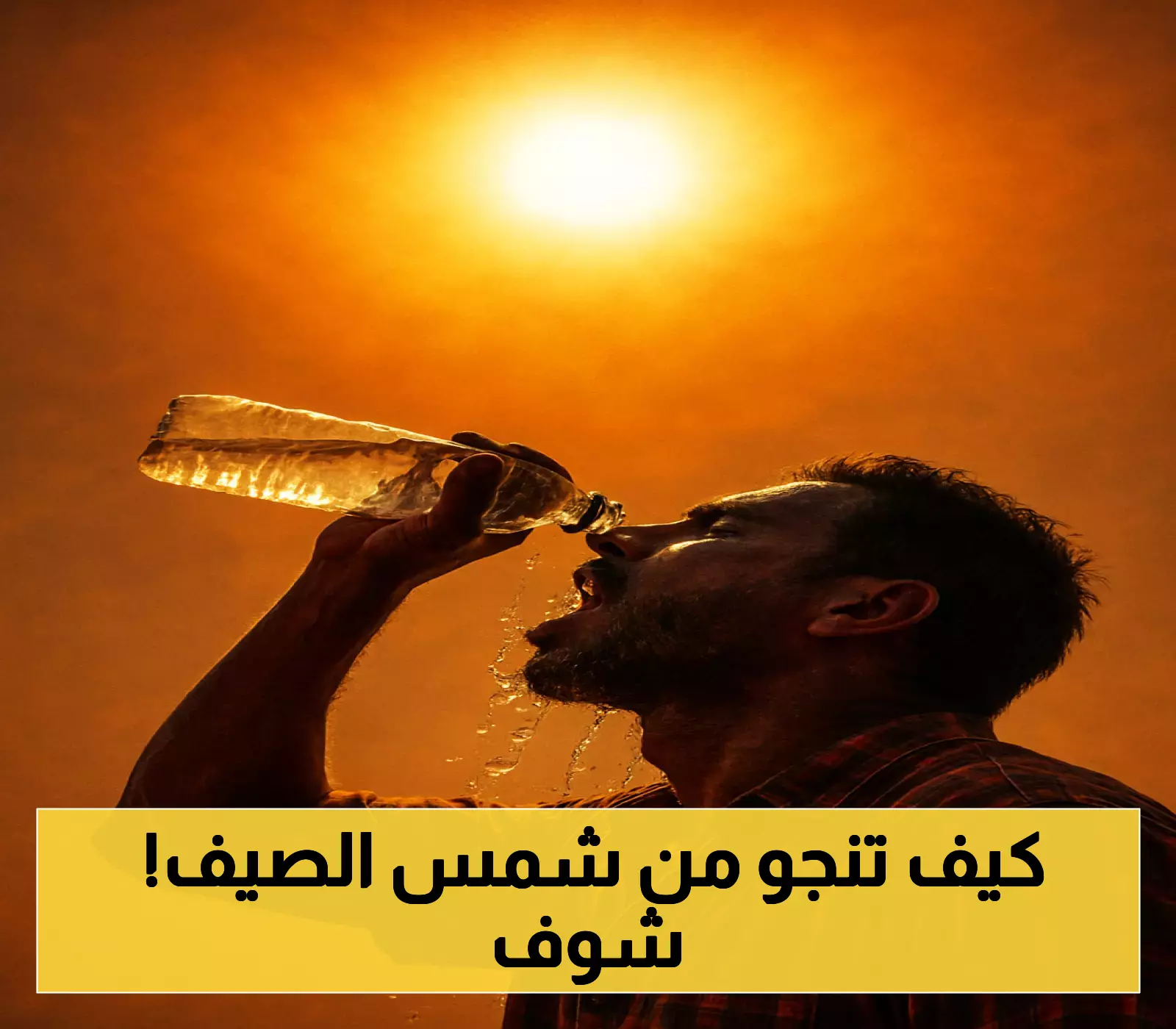 تحذير الدفاع المدني: تجنب أشعة الشمس حرصاً على صحتك مع ارتفاع الحرارة!