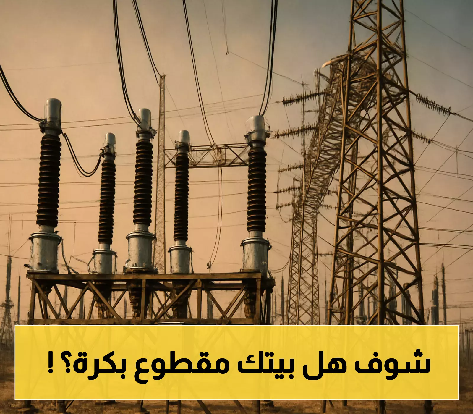 شاهد: المناطق المستهدفة بفصل الكهرباء وغدًا البداية