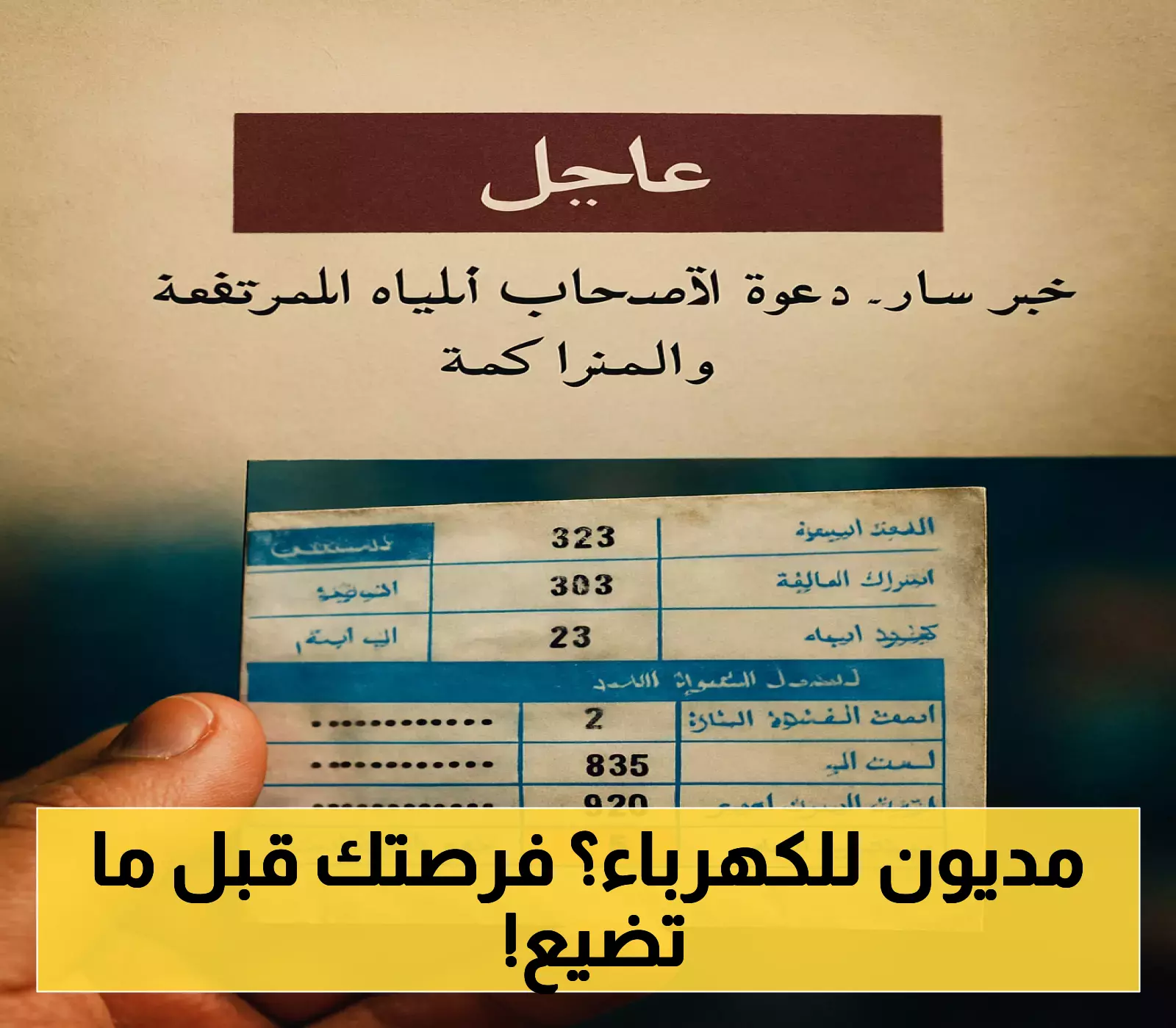 قرار هام لأصحاب الفواتير: فرصة لتسوية مديونيتك المتراكمة بسهولة