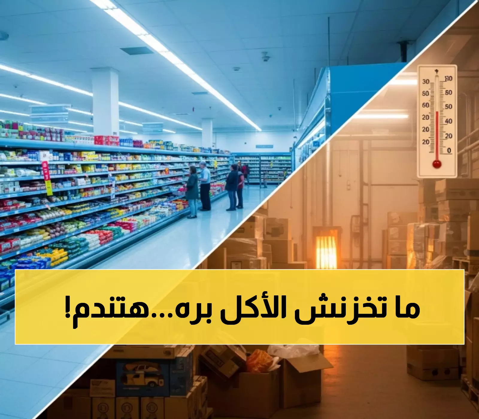 حماية المستهلك تحث: لا تخزنوا السلع في درجات الحرارة المرتفعة