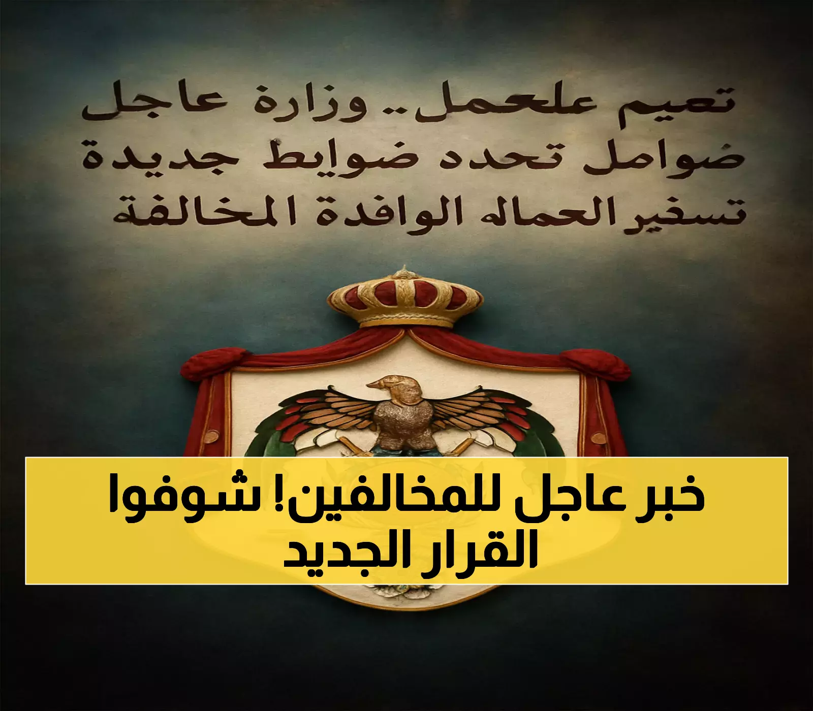 إعلان: وزارة العمل تحدد ضوابط جديدة لتسفير العمالة المخالفة