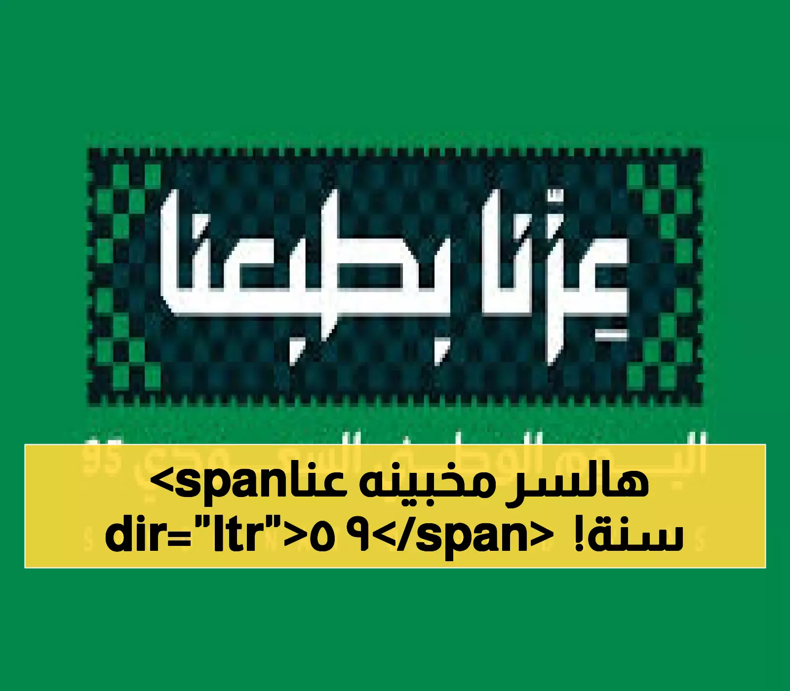حصري: دارة الملك عبدالعزيز تكشف الدليل السري لرموز السعودية في اليوم الوطني الـ95... هذا ما لم تعرفه!