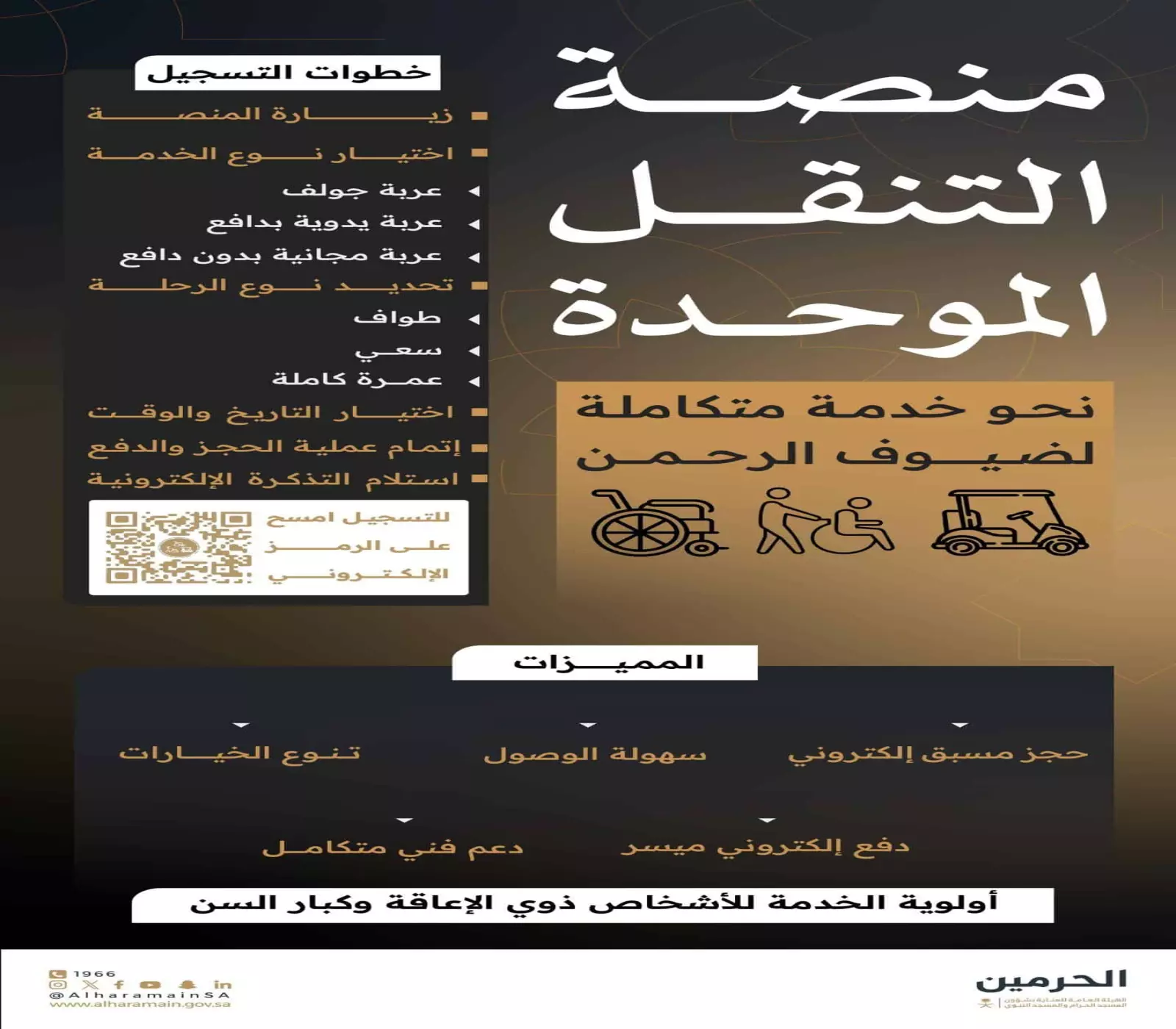 منصة التنقل الموحدة في المسجد الحرام
