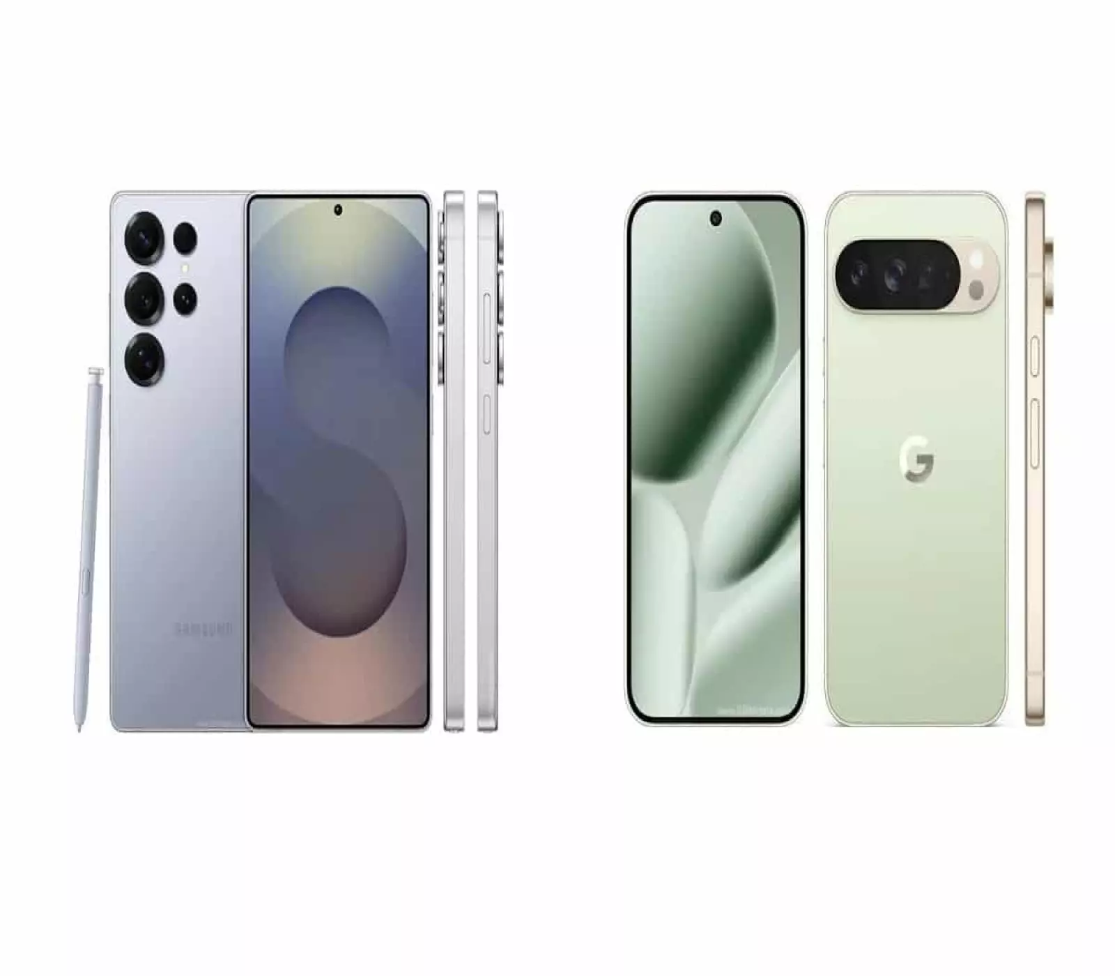 مقارنة بين هاتفي Pixel 10 Pro XL و Galaxy S25 Ultra