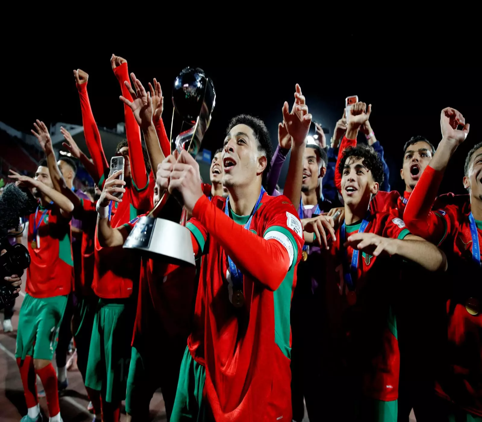لاعبو المغرب تألقوا بشكل لافت في تشيلي (رويترز)