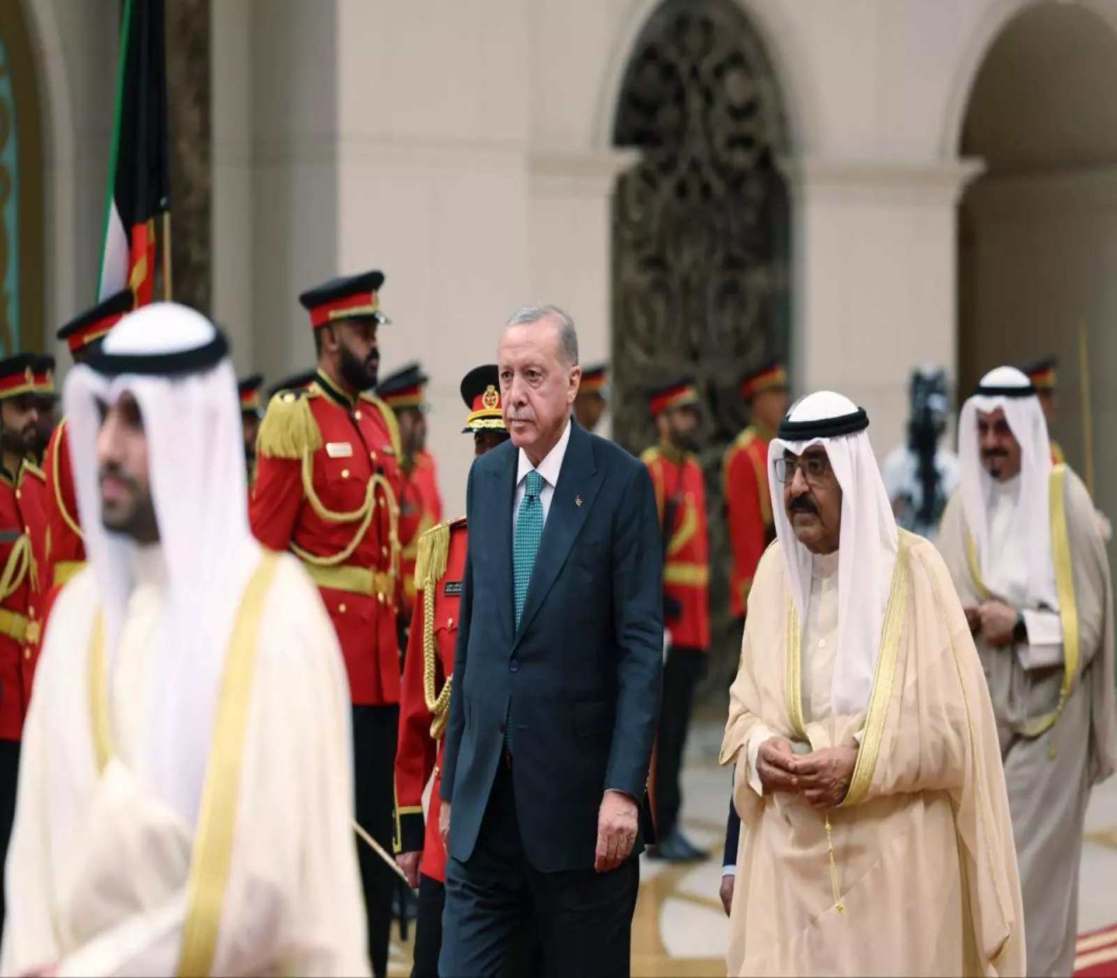 أمير الكويت يستقبل الرئيس التركي (الرئاسة التركية)