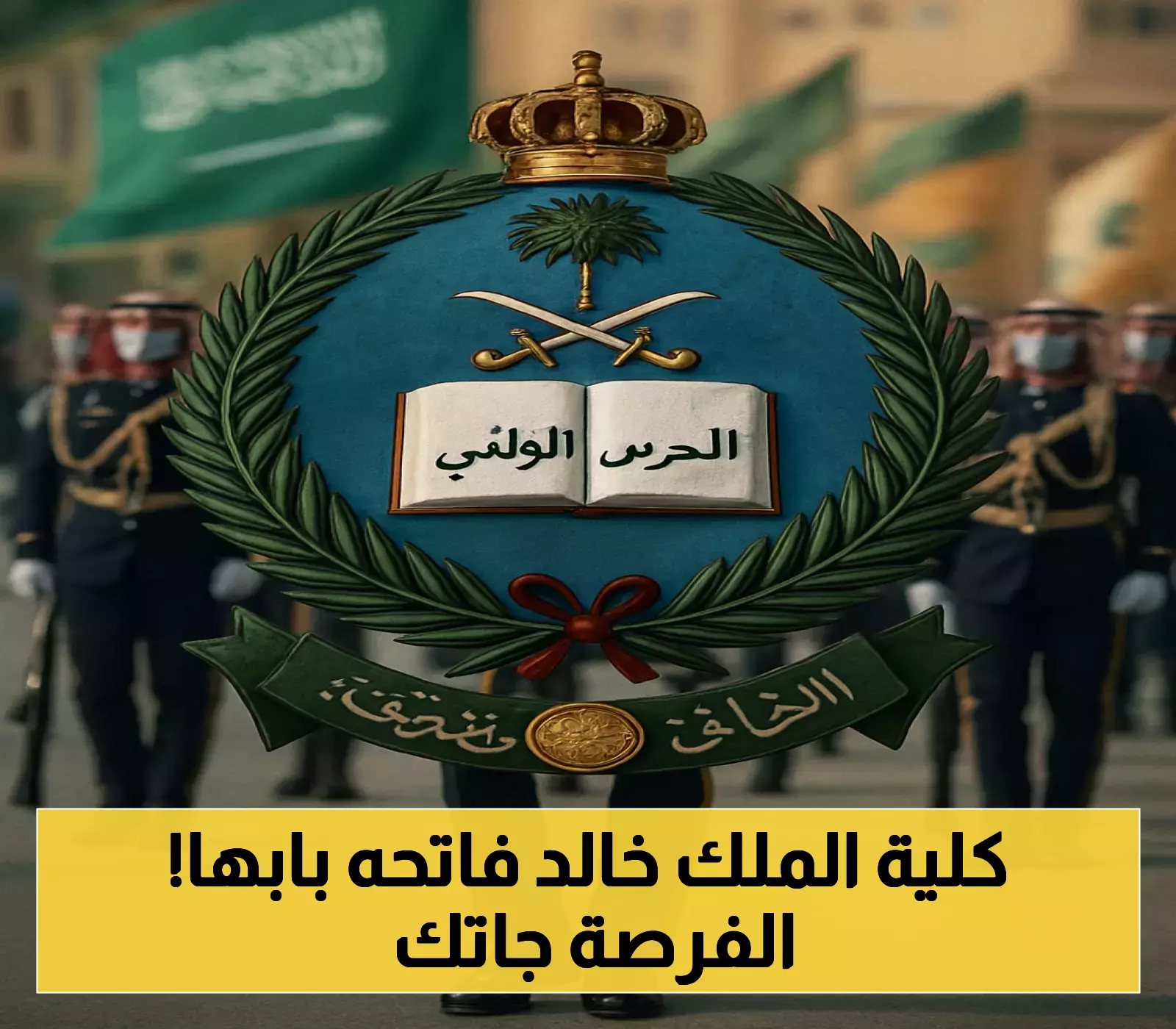 برنامج التأهيل العسكري: فتح باب التسجيل للضباط الجامعيين في كلية الملك خالد