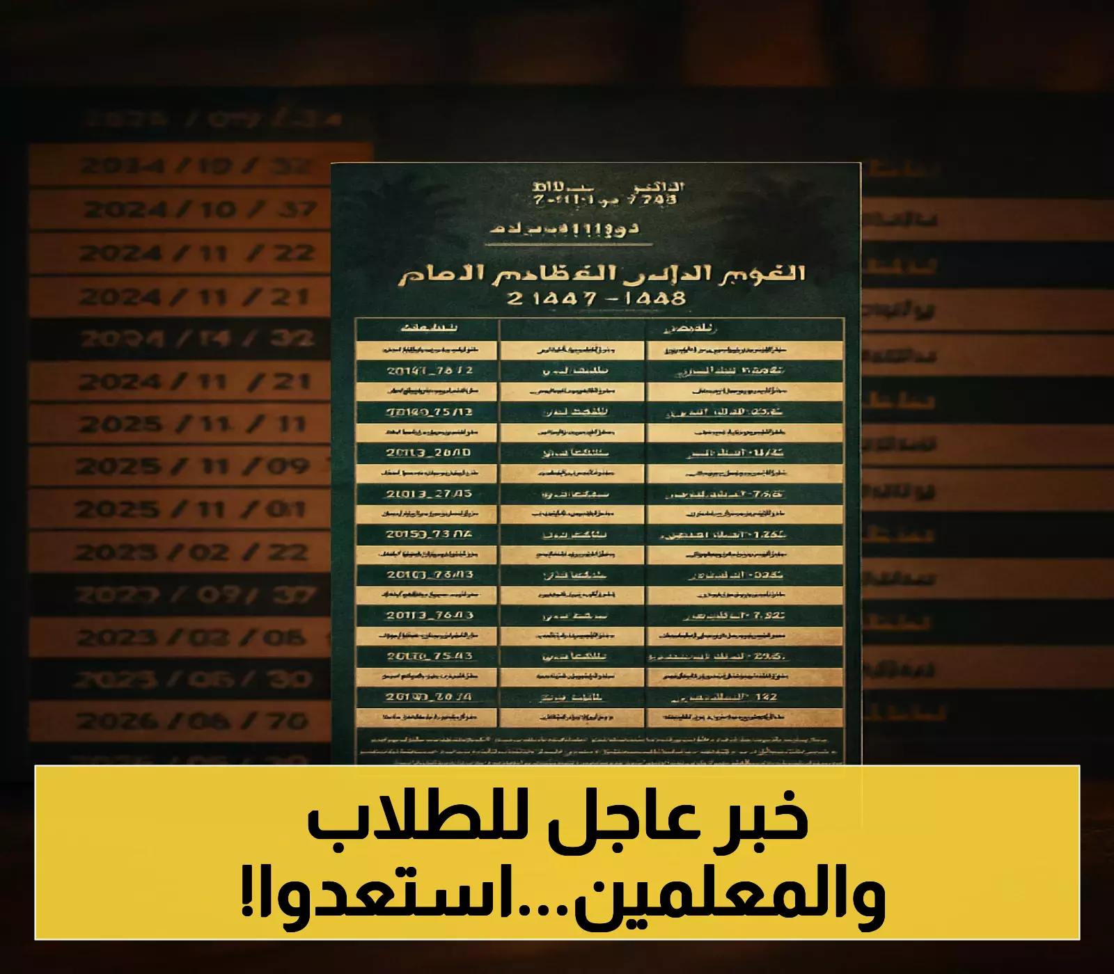 التقويم الدراسي 1447 في السعودية: إعلان وزارة التعليم عن مواعيد جديدة للدراسة والإجازات