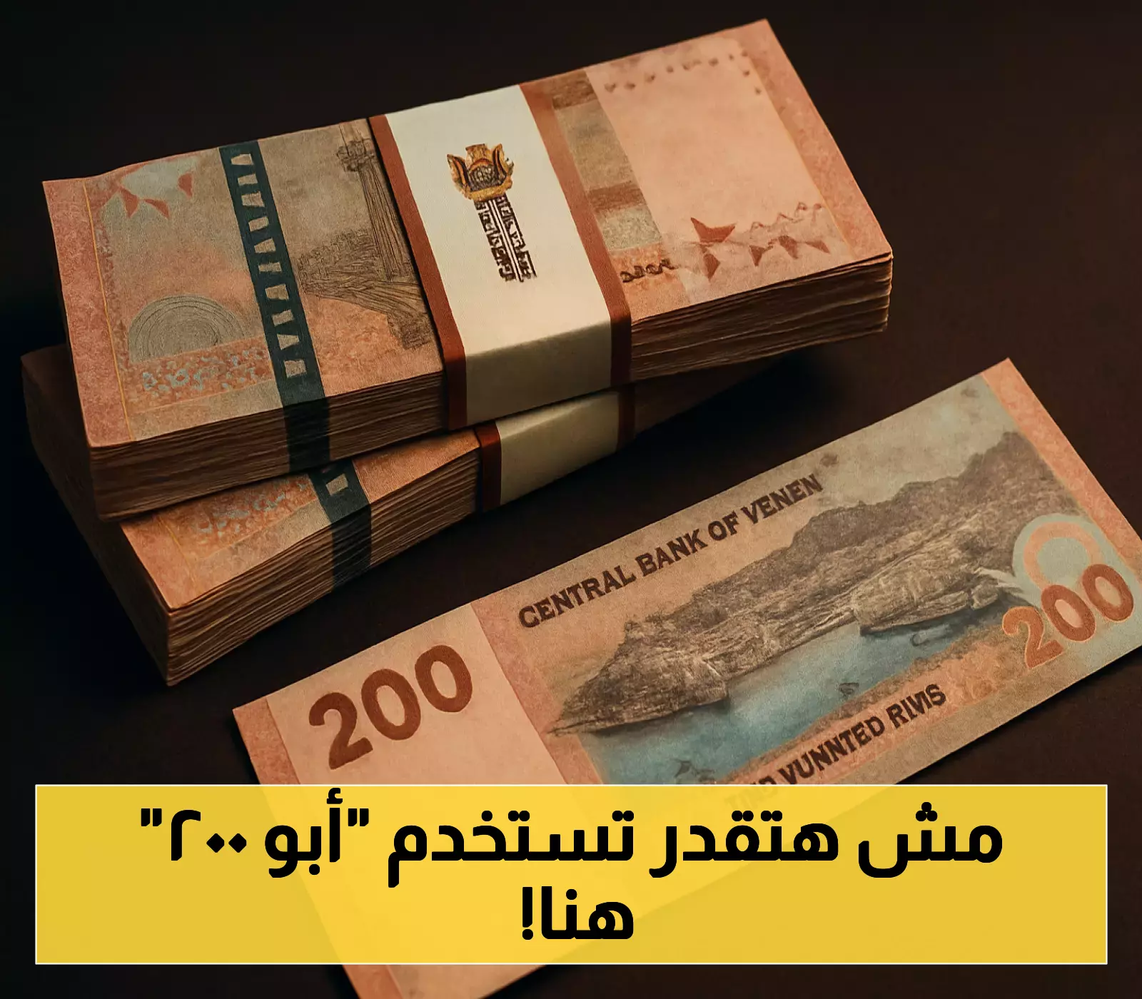 البنك المركزي بصنعاء يعلن حظر تداول عملته الجديدة "أبو 200 ريال" في هذه الحالة !