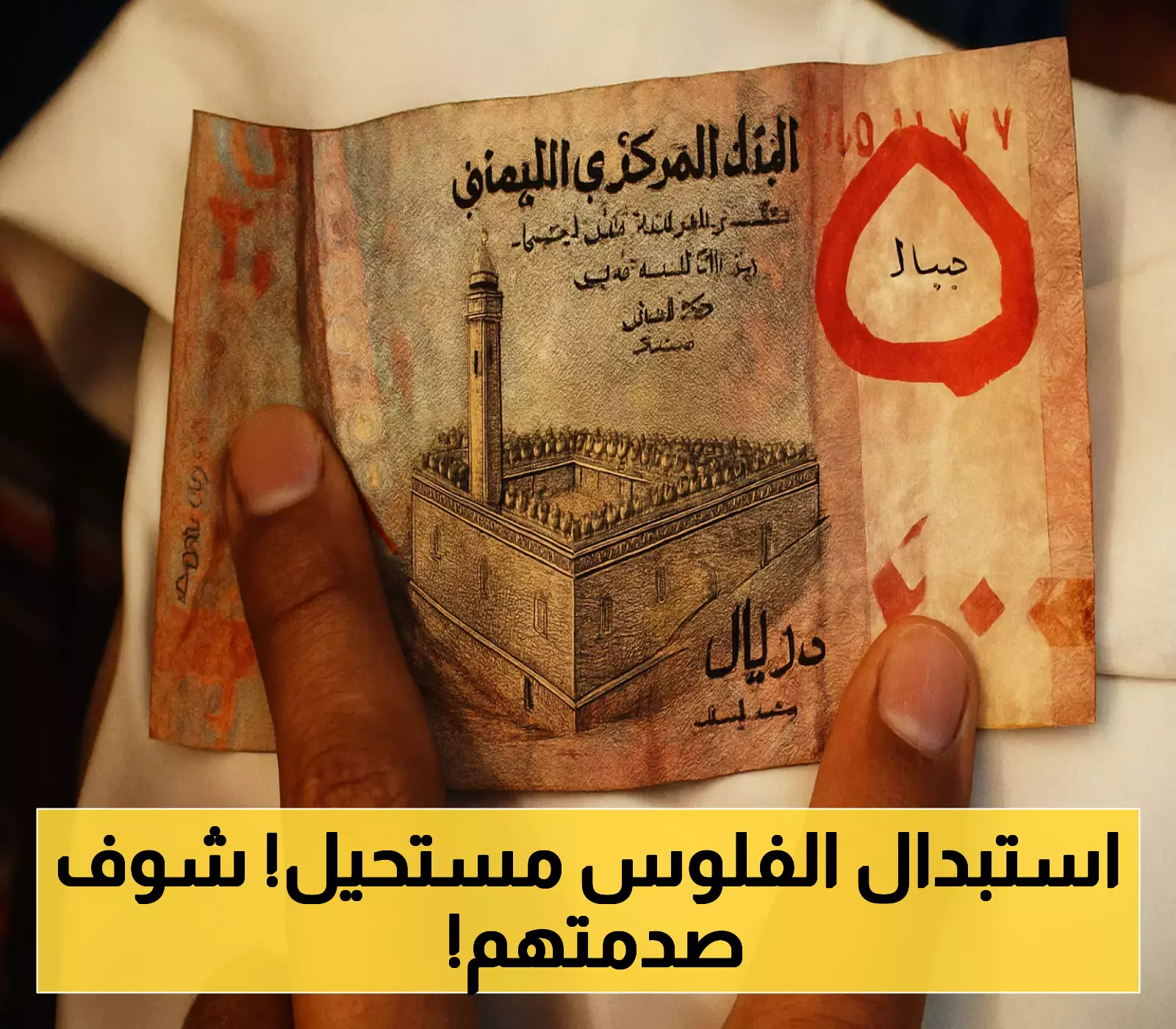 مواطنون يشكون تهالك ورقة 200 ريال بصنعاء