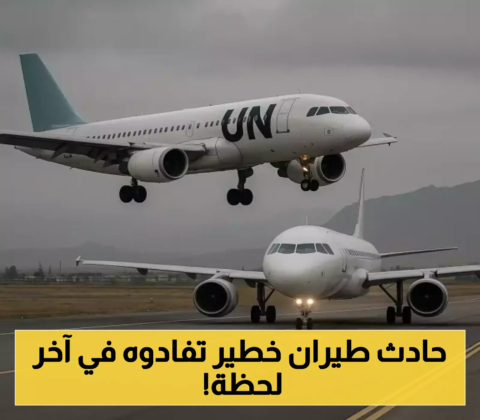 سماء اليمن تنجو بأعجوبة من أخطر كارثة جوية: طائرتان تصطدمان «وشيكًا» في مطار صنعاء وسط غياب برج المراقبة !