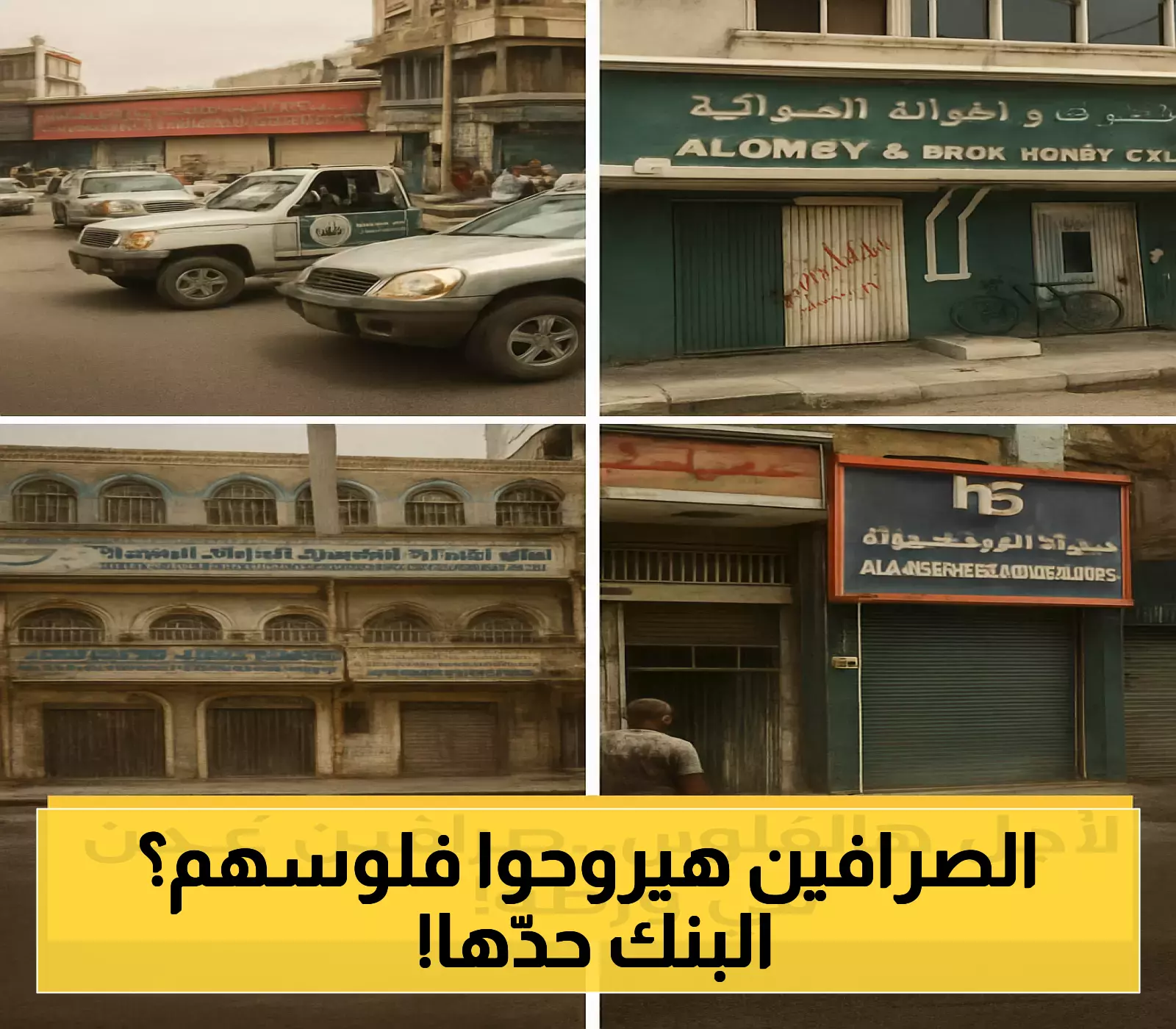 إعلان: تحرك البنك المركزي في عدن للسيطرة على أرصدة الصرافة