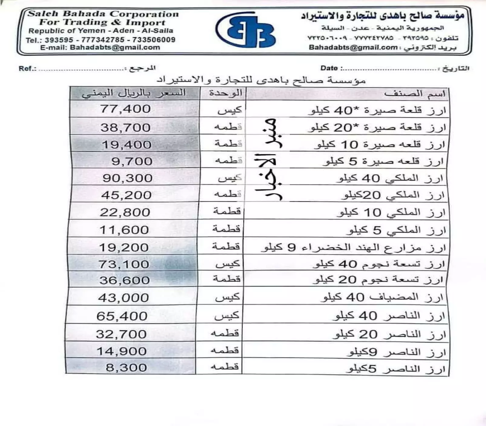 مفاجأة للمستهلكين: أسعار الأرز تنخفض بشكل كبير بمبادرة من مؤسسة تجارية معروفة بعدن