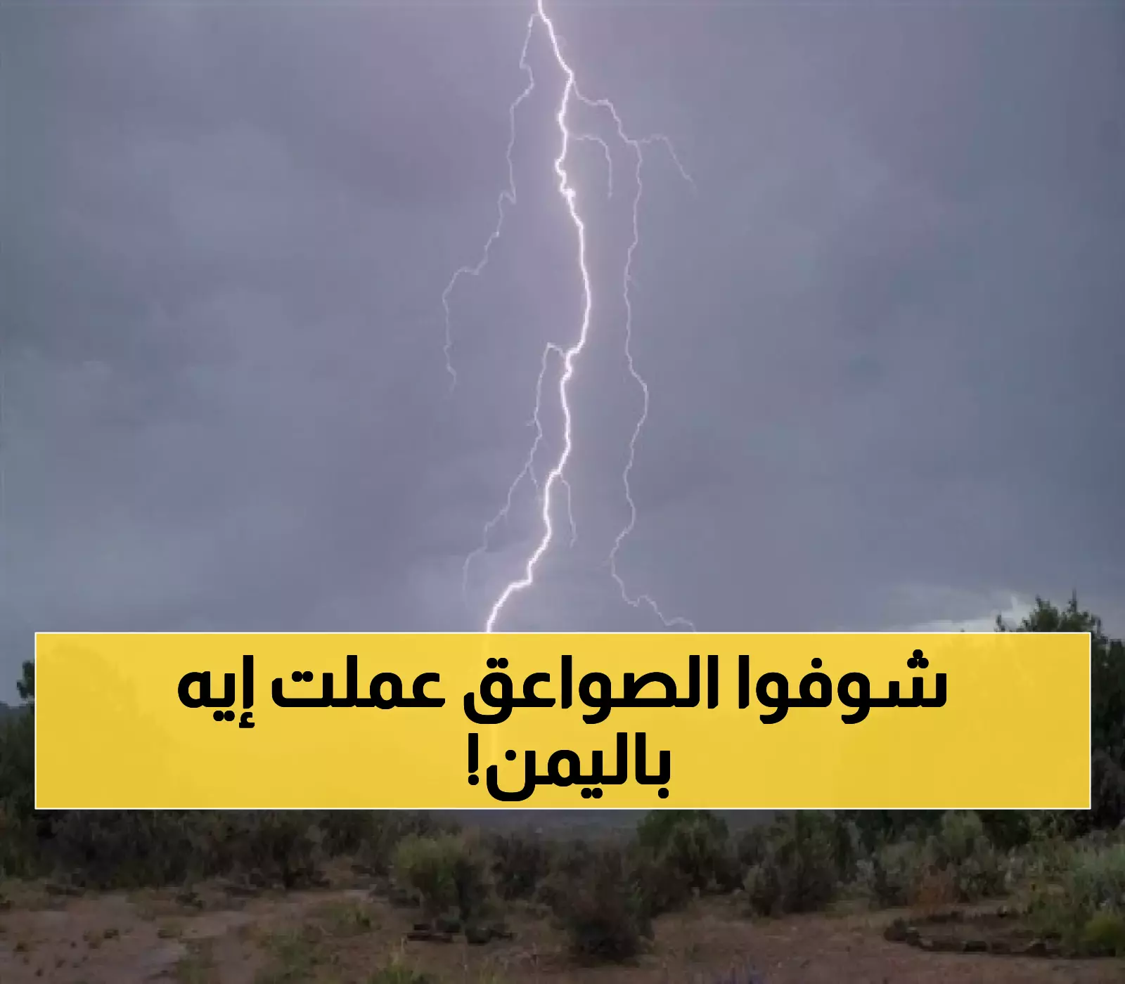  مأساة مروعة في اليمن: صواعق رعدية تخطف أرواح 3 أطفال وفتاة في تعز والمحويت... وخسائر فادحة في المواشي!