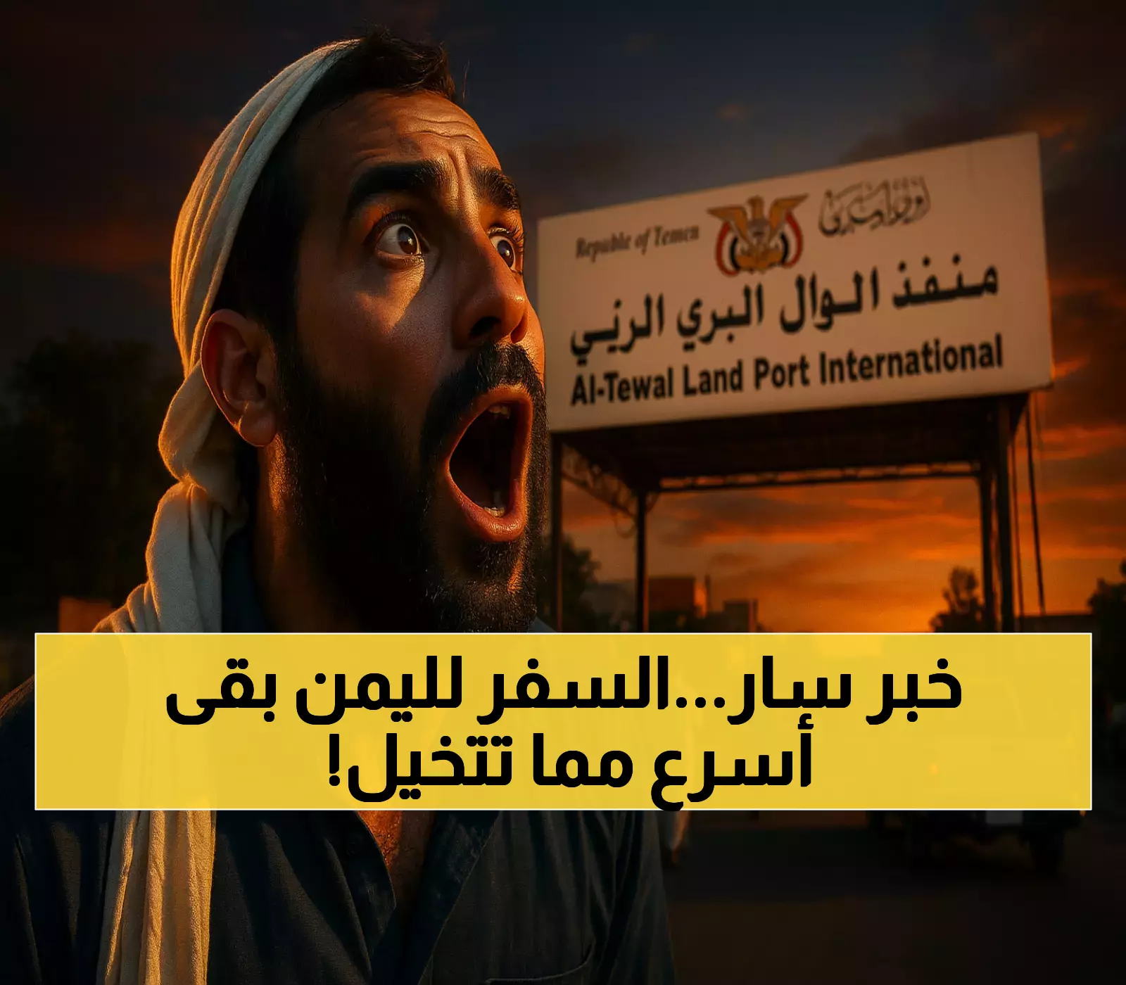 90% توفير في التكاليف و96% اختصار في الوقت: كيف يحول منفذ الطوال-حرض معاناة 3 أيام سفر إلى رحلة 3 ساعات؟