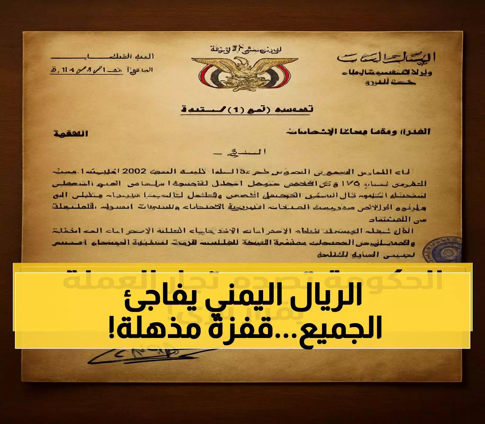 صعود مفاجئ للريال اليمني: كيف أدت توجيهات النائب العام إلى استعادة العملة لنصف قيمتها المفقودة؟