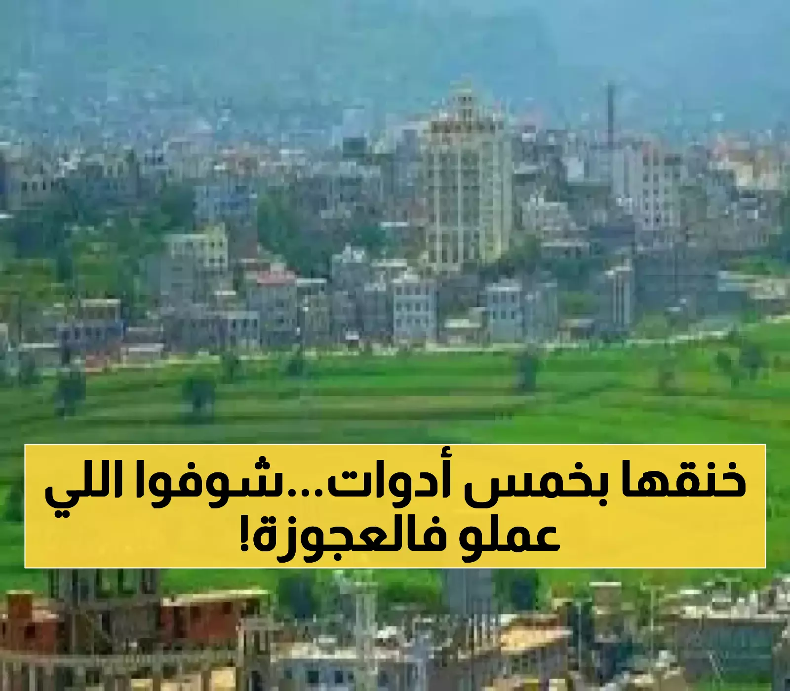 إب تحت وطأة الجريمة: إنقاذ سيدة ستينية من قبضة 'اللص المهووس' وأدواته الخمس للخنق والسرقة