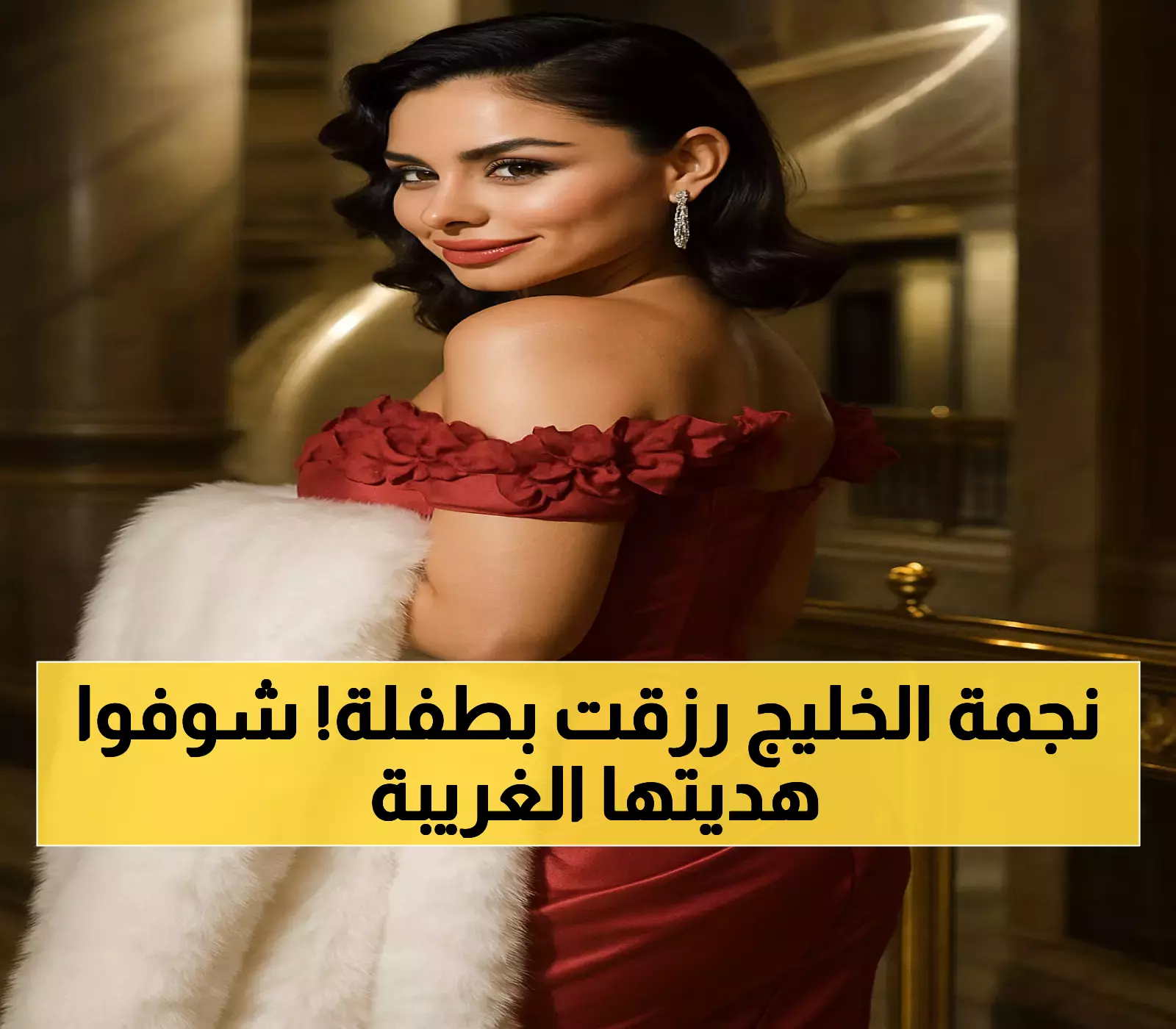 الفنانة هند البلوشي تفاجئ متابعيها بولادة طفلتها الثالثة وتمنحها هدية غير متوقعة