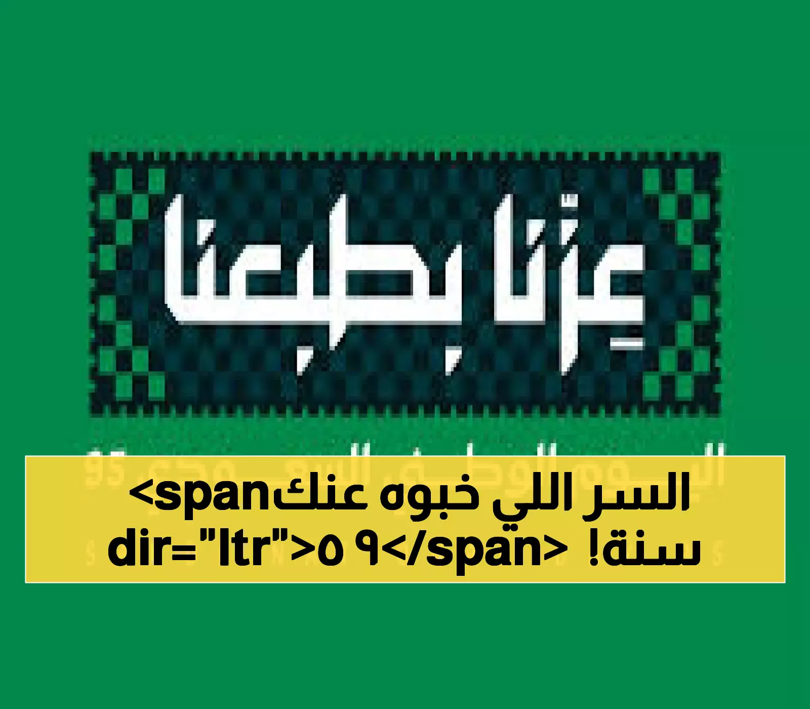 حصري: دارة الملك عبدالعزيز تكشف الدليل السري لرموز السعودية في اليوم الوطني الـ95... هذا ما لم تعرفه!