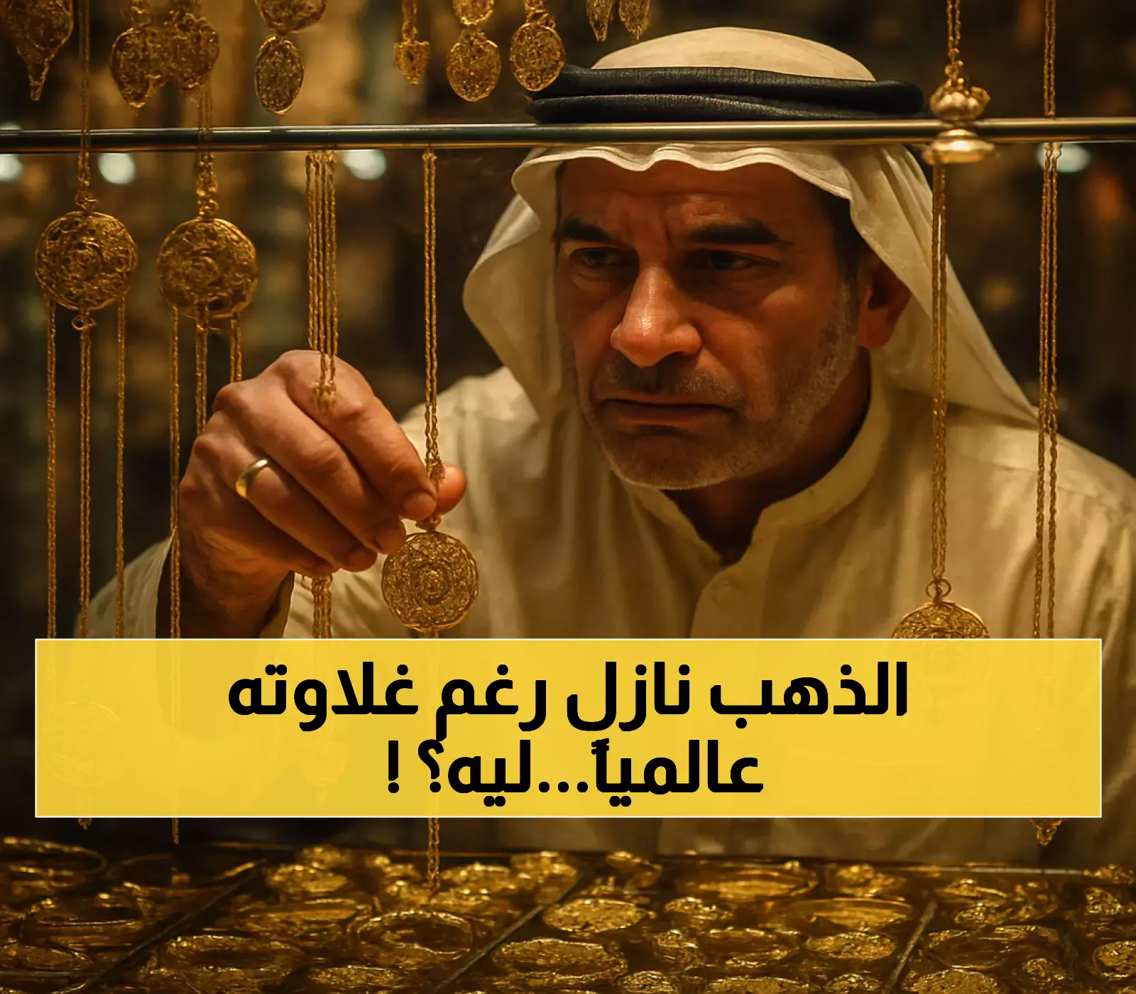 شاهد: كيف دفع الجنيه المصري أسعار الذهب للهبوط 15% رغم قفزته لـ 3651 دولار عالمياً؟