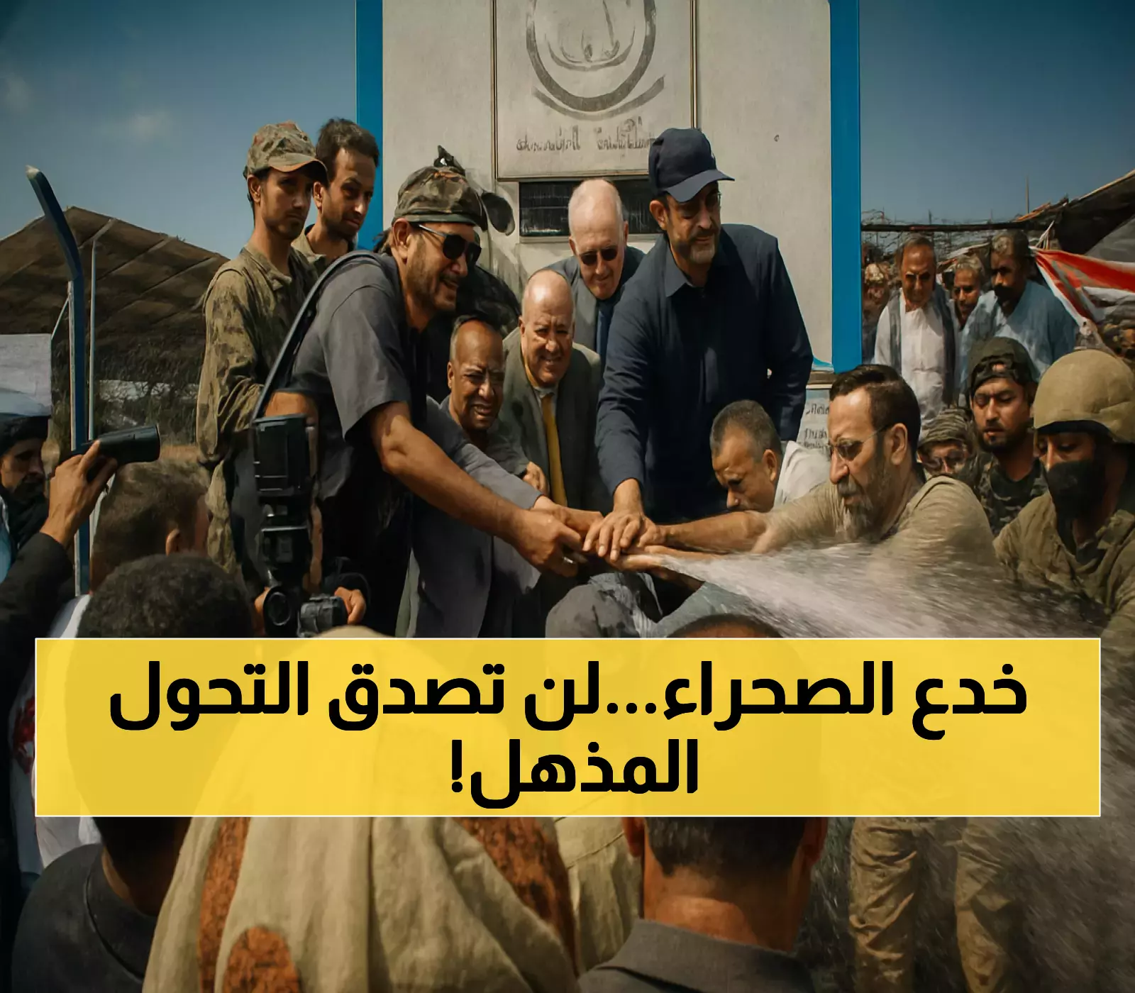 شاهد: كيف حوّل طارق صالح الصحراء إلى واحة في تعز - مشاريع مياه تخدم 34 ألف نسمة بتقنية ثورية!