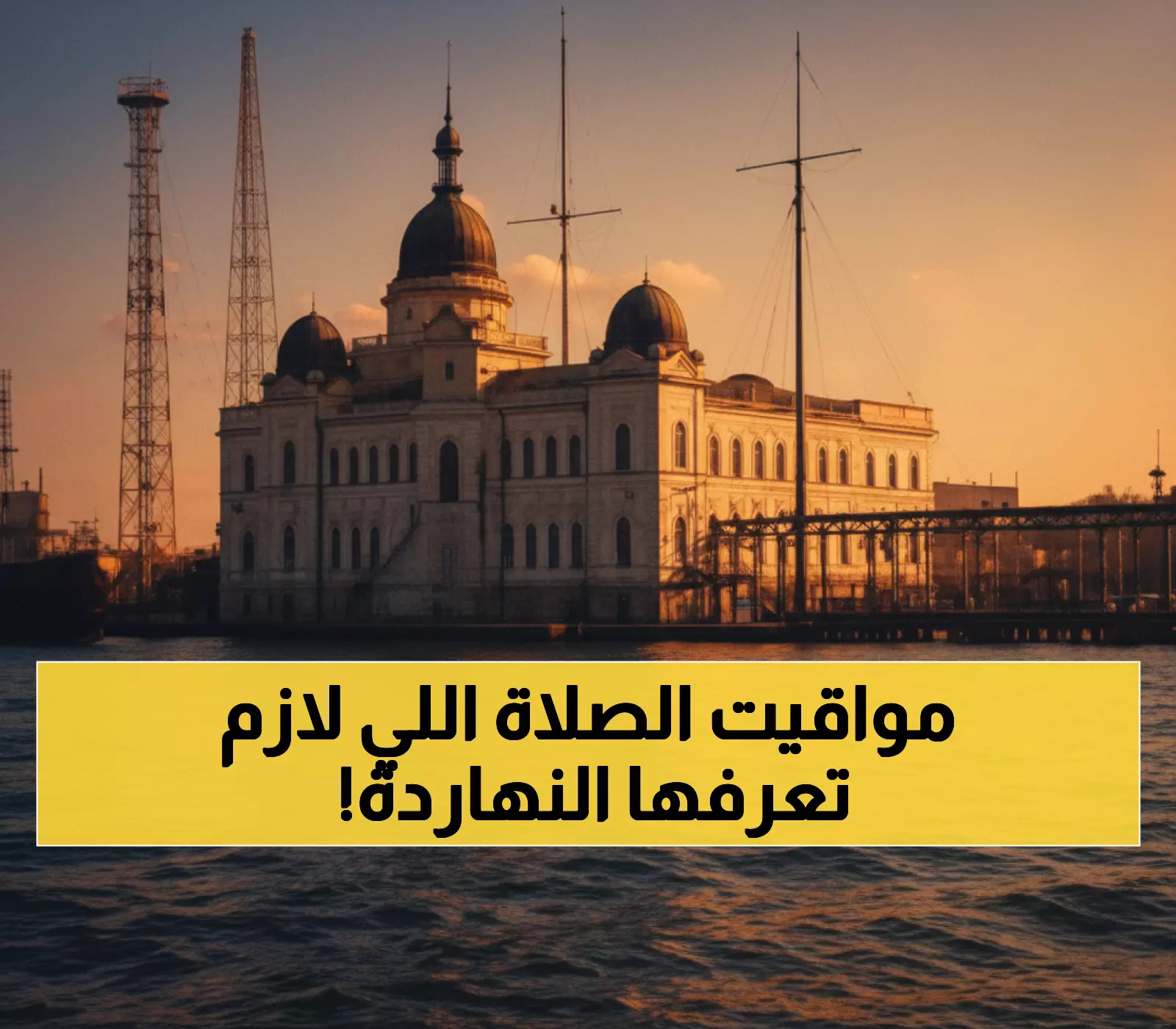 الآن في بورسعيد: مواقيت اليوم كاملة من الفجر 5:08 للعشاء 8:11 - احفظها على هاتفك!