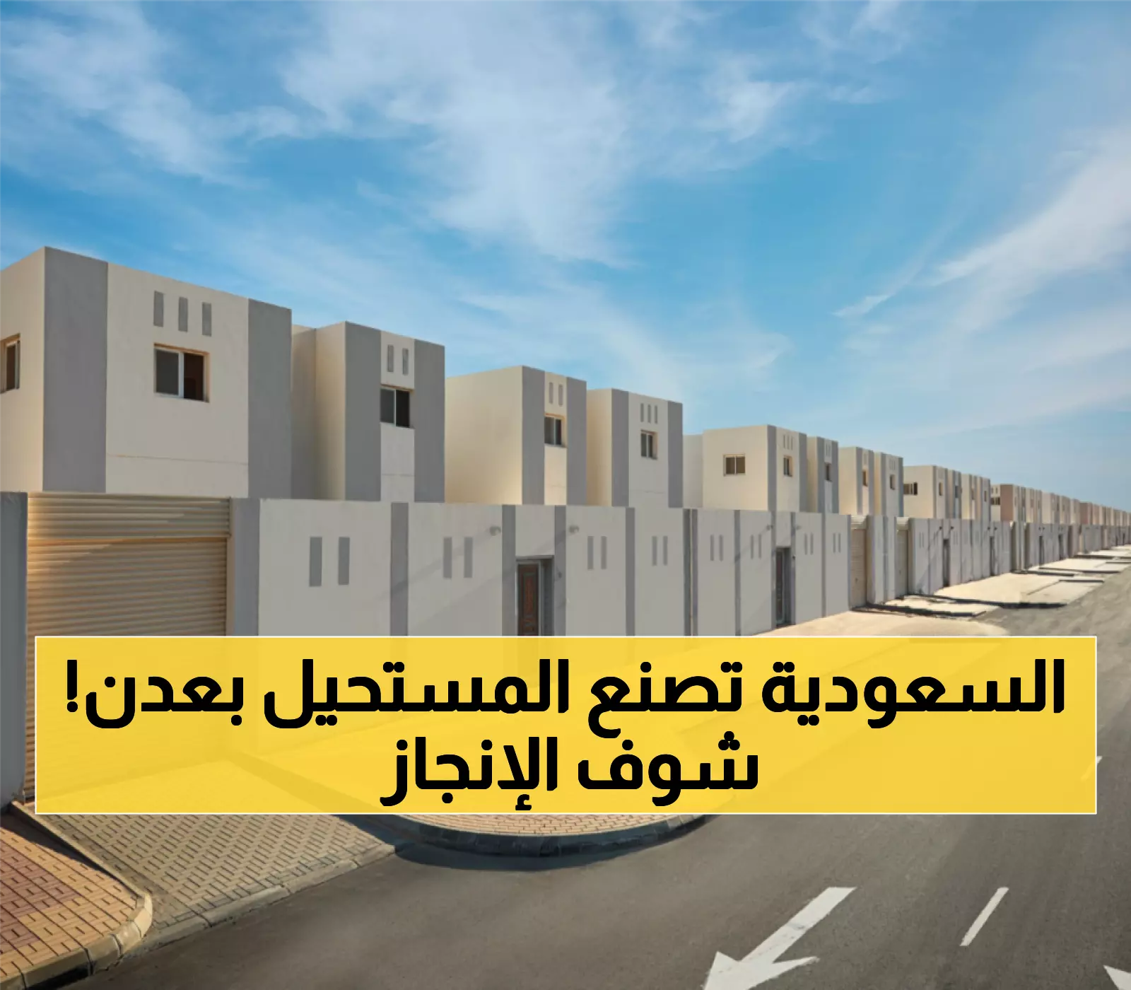 حصري: السعودية تحقق معجزة إسكانية في عدن - 4500 يمني يحصلون على منازل جديدة خلال مشروع تاريخي!