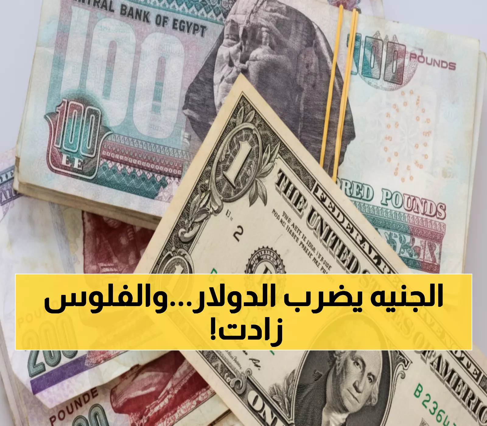 صادم: الجنيه يقهر الدولار لأول مرة منذ مارس... احتياطي مصر يقفز لـ49.5 مليار!