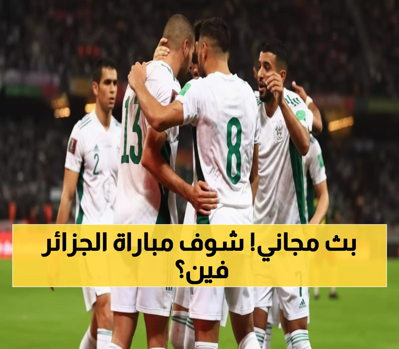 عاجل: الكشف عن القنوات المجانية لمباراة الجزائر الحاسمة - محاربو الصحراء يقتربون من المونديال!