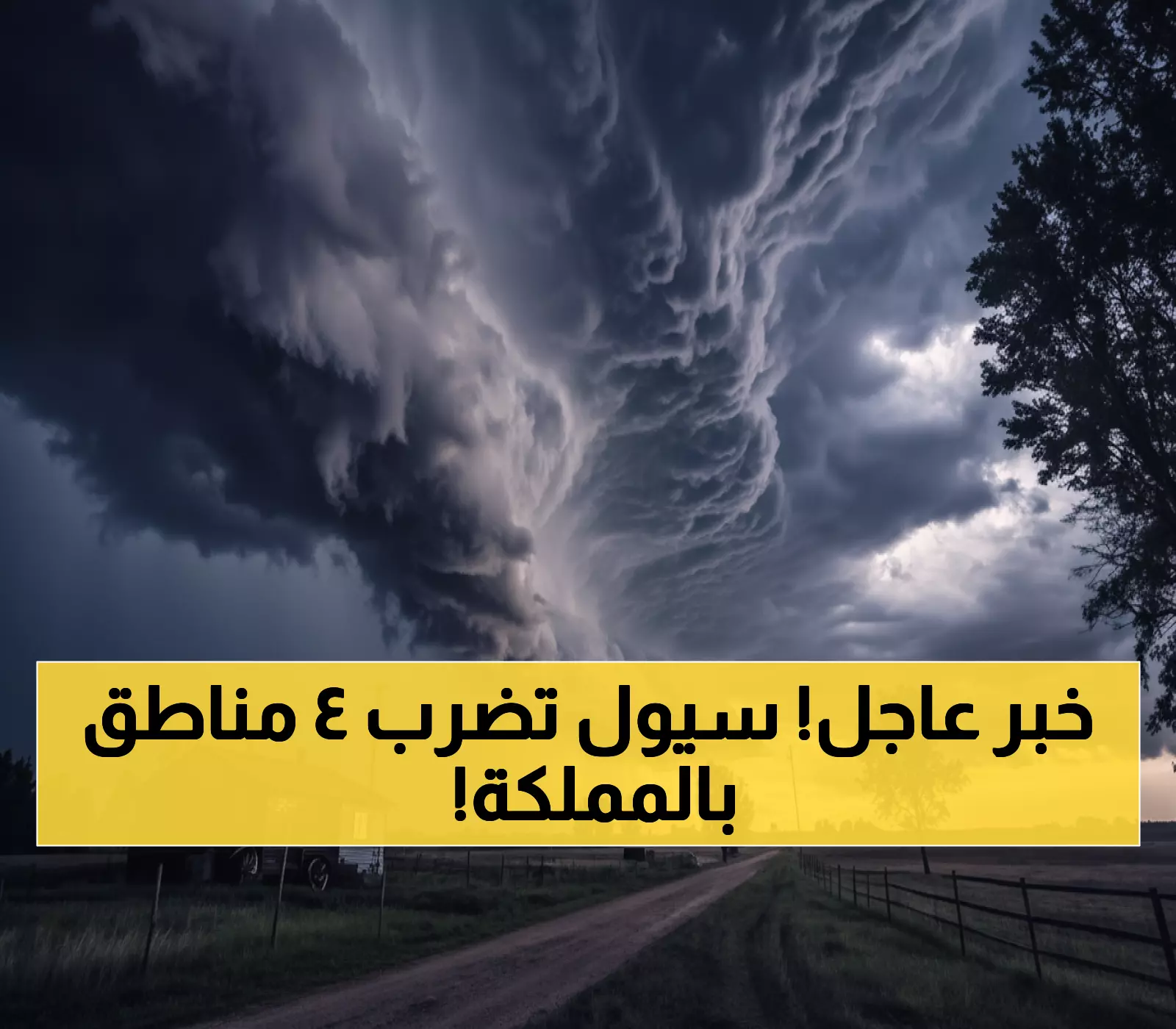 تحذير عاجل: 4 مناطق سعودية تواجه عواصف رعدية خطيرة الأحد - احذروا السيول!