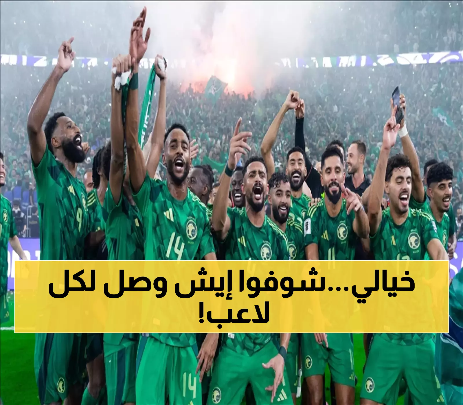 مكافأة لا يصدقها عقل لكل لاعب في المنتخب السعودي بعد التأهل لكأس العالم.. لن تصدق كم سيحصلوا من النقود !