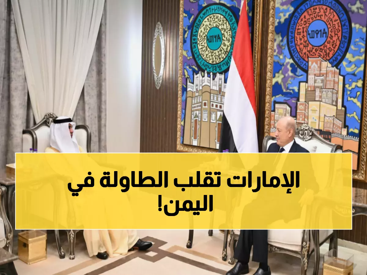 عاجل: رسالة خاصة من محمد بن زايد للعليمي تكشف مفاجأة كبرى… ومشاريع طاقة إماراتية ستغير حياة اليمنيين!