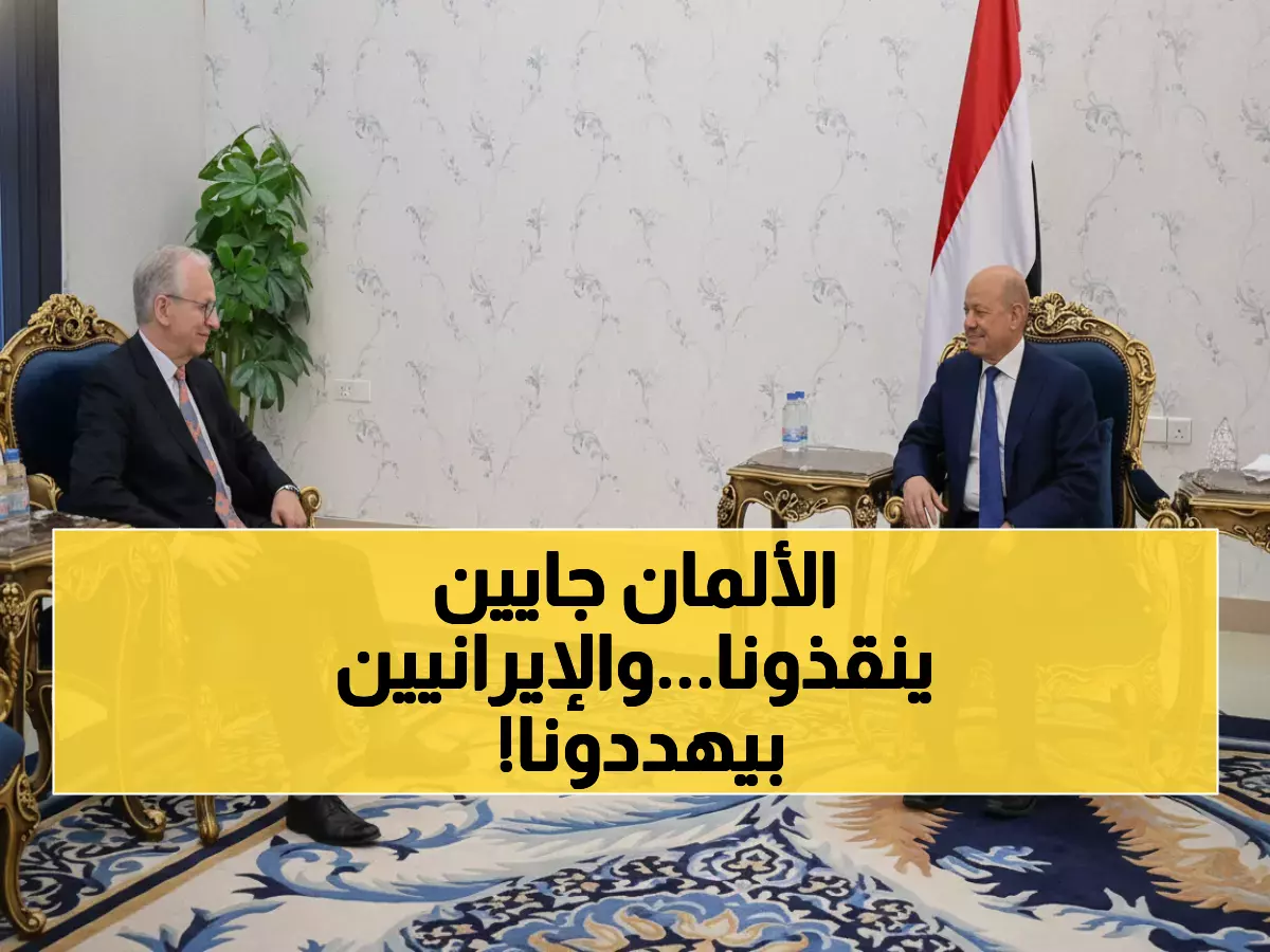 عاجل: العليمي يكشف خطة ألمانيا السرية لإنقاذ اليمن... والتهديد الإيراني الذي يقلق أوروبا!