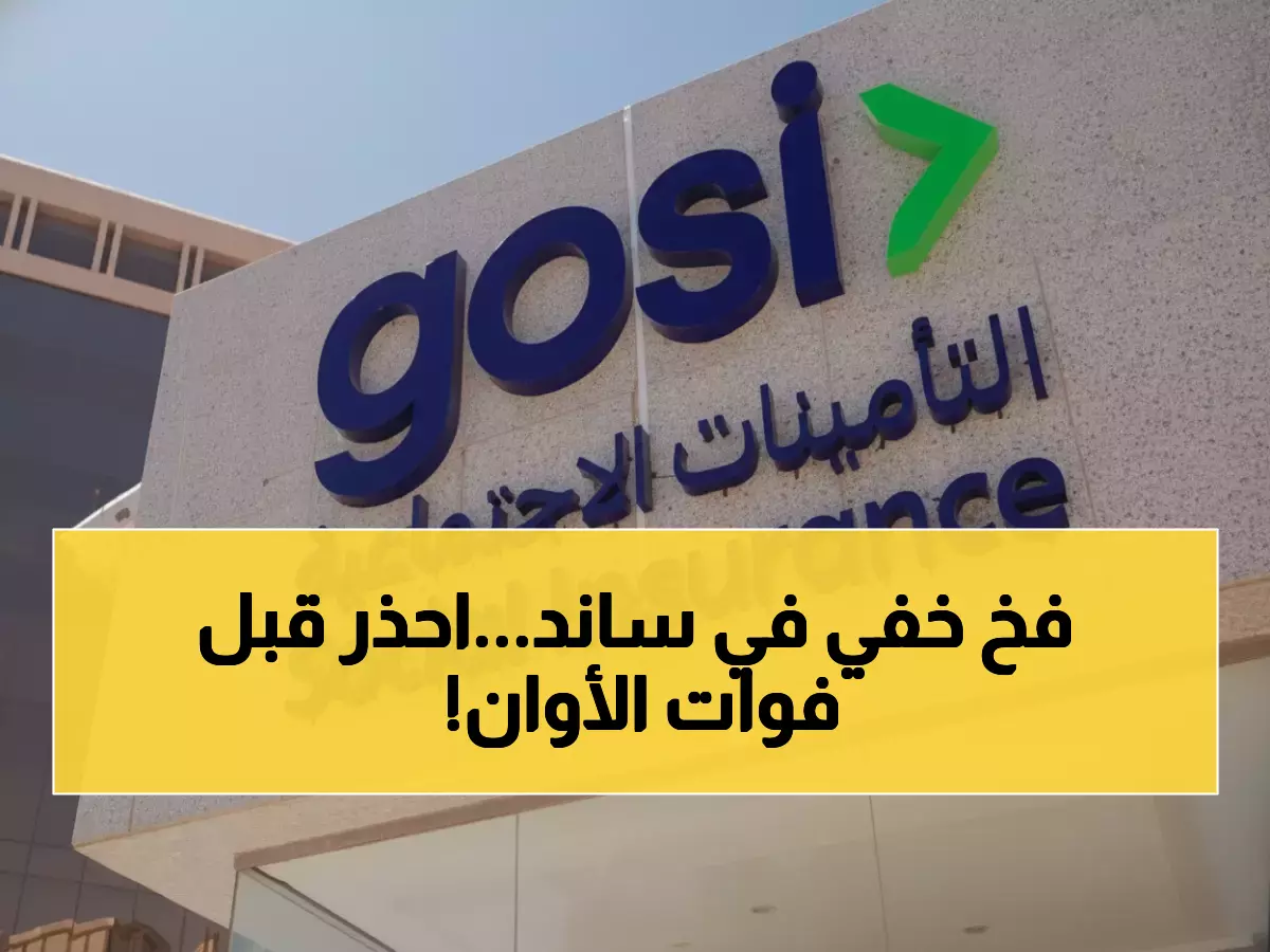 حصري: التأمينات تحذر من خطأ قاتل في ساند - هذا البند الخفي يسحب استحقاقك بلا رجعة!