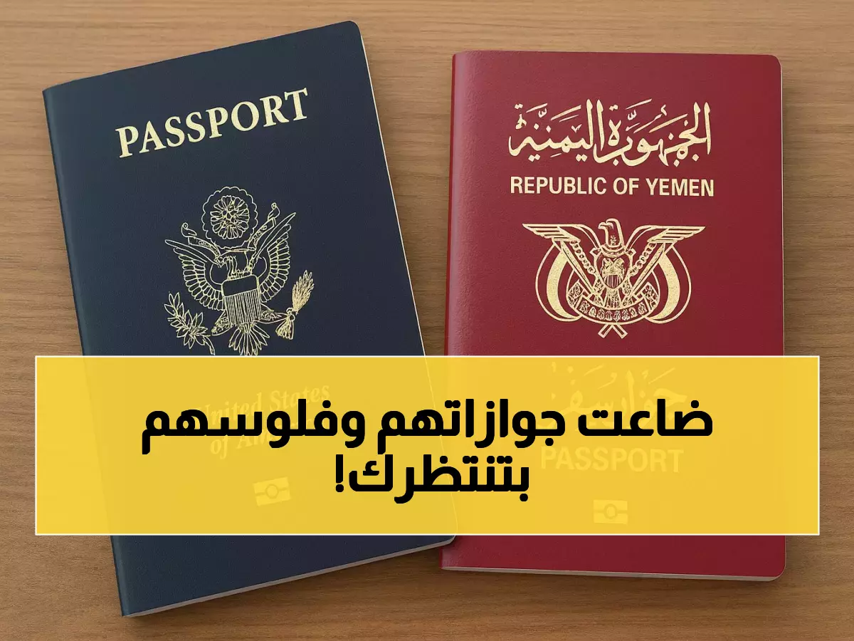 عاجل: أسرة تفقد 4 جوازات سفر في عدن وتعرض مكافأة مالية... هل ستساعدهم؟