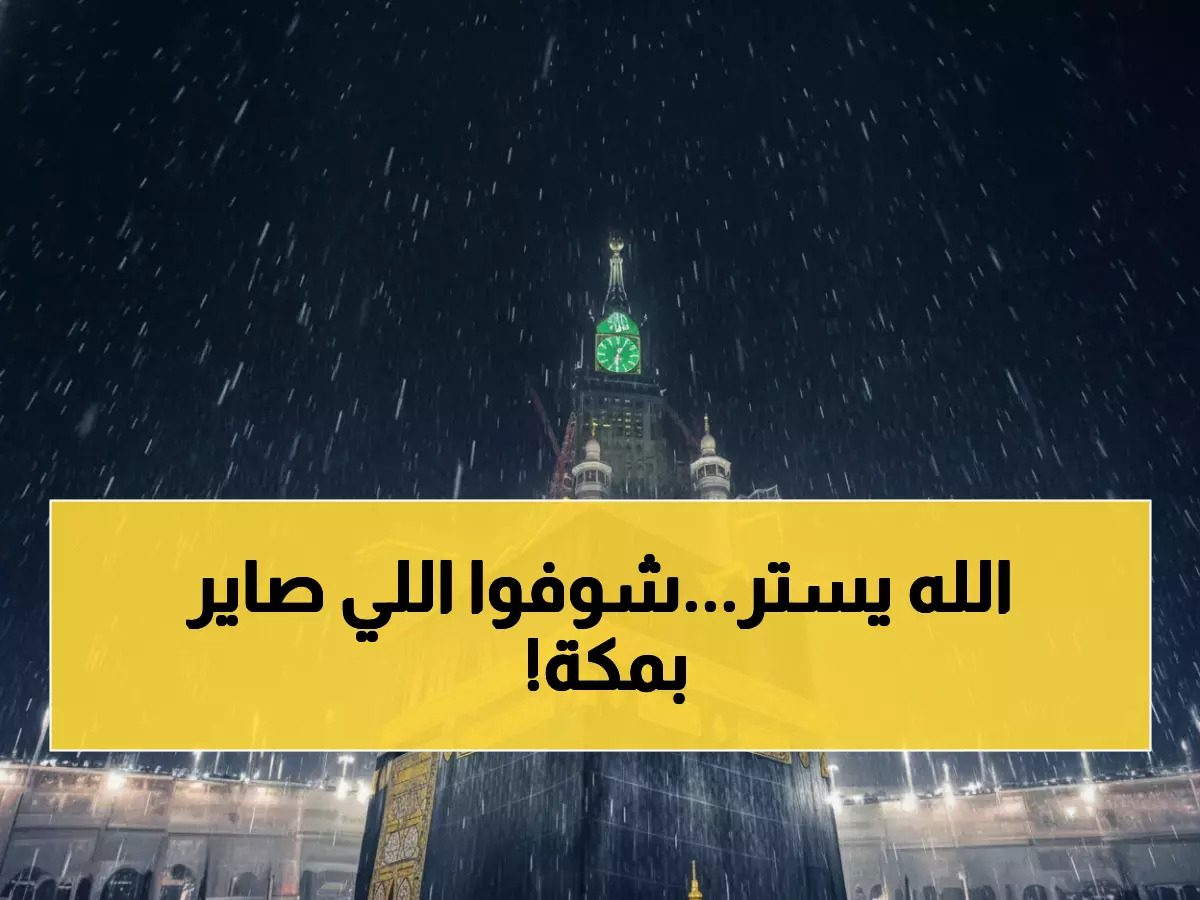 عاجل: عاصفة رعدية تضرب مكة وحائل الآن... ضباب كثيف يشل الرؤية في 5 مناطق!