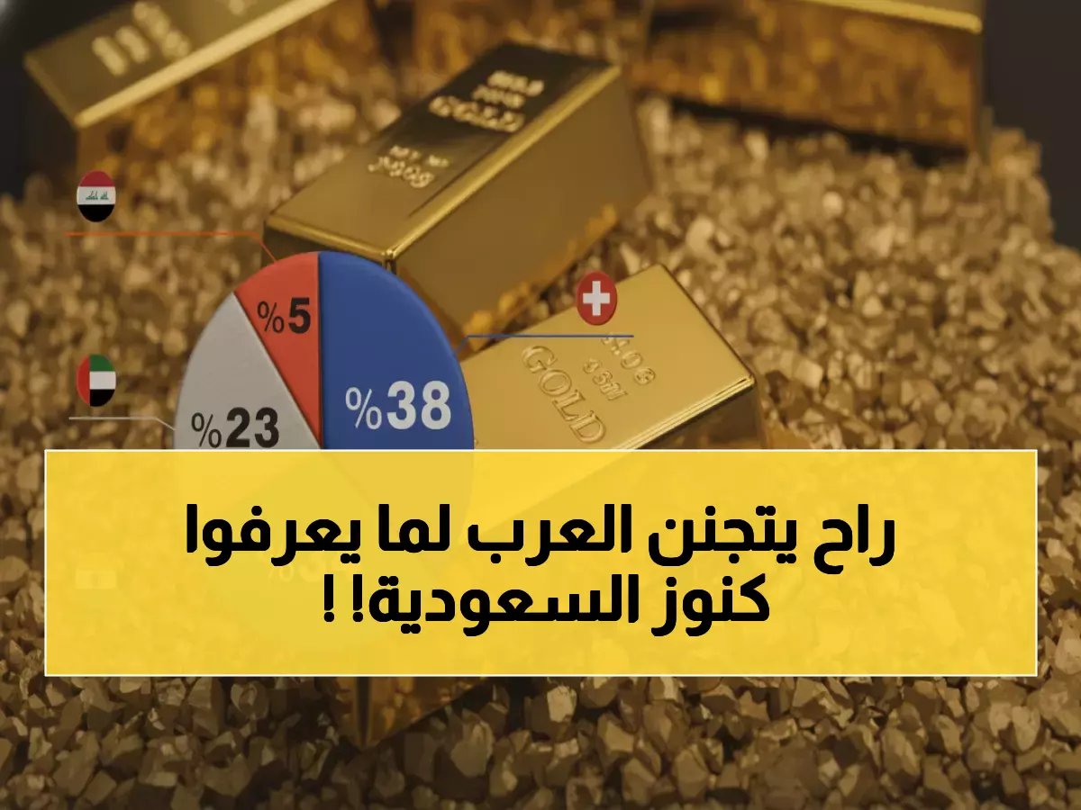 صادم: السعودية تتفوق على مصر والإمارات بـ50.3 طن ذهب... وتكشف عن 5651 موقع كنز جديد!