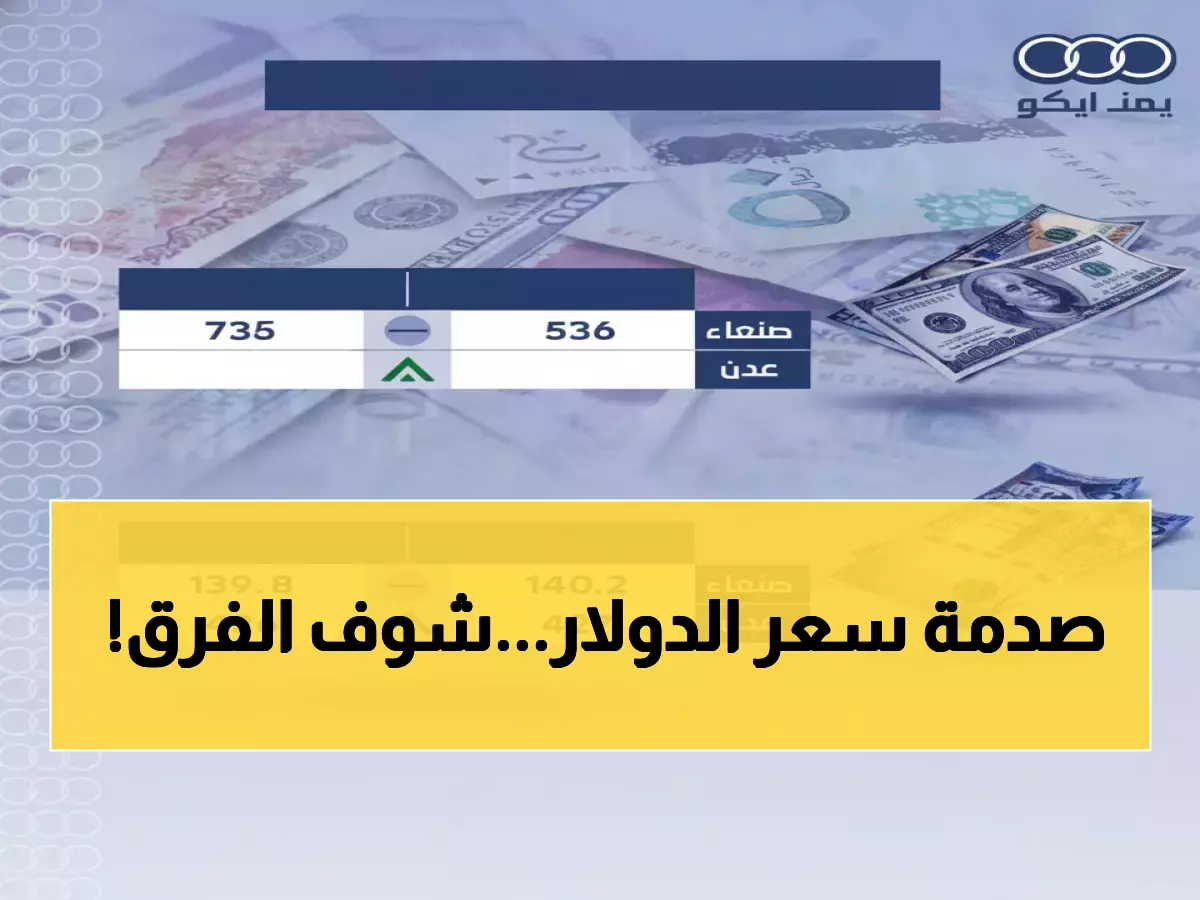 عاجل: أزمة نقدية تاريخية - المواطن في عدن يدفع 3 أضعاف نظيره في صنعاء للدولار الواحد!