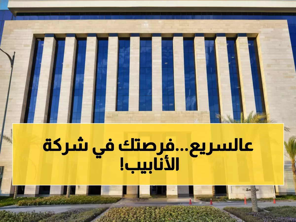 عاجل: 19 وظيفة بشركة المستقبل للأنابيب - المقابلات تبدأ غداً... هل ستكون من المقبولين؟