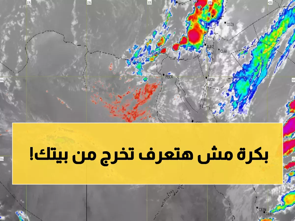 عاجل: عاصفة مطرية تجتاح 10 محافظات غداً... هيئة الأرصاد تحذر من سيول وبرد!