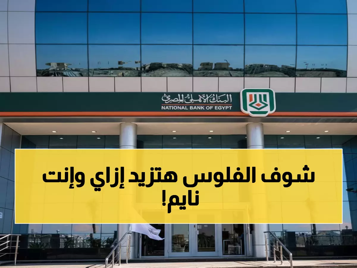 عاجل: البنك الأهلي يفجر مفاجأة… عائد يومي 15.75% يحول مدخراتك لثروة!