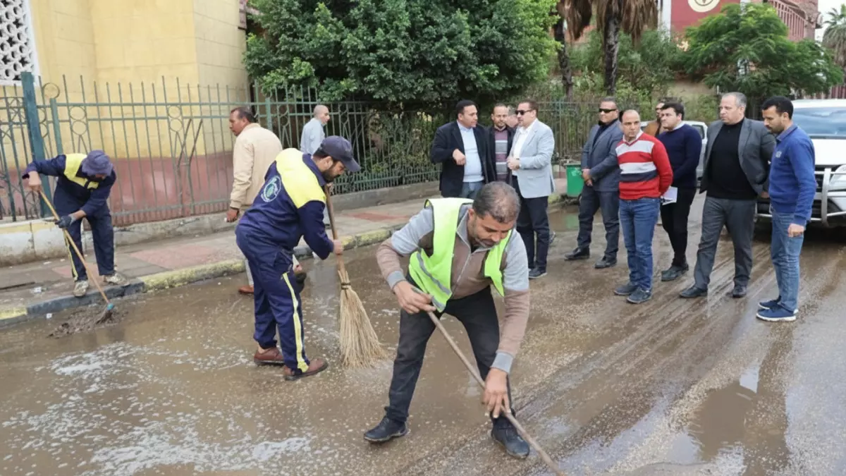 Menoufia Emergency: Electrical Danger Warning During Rain
