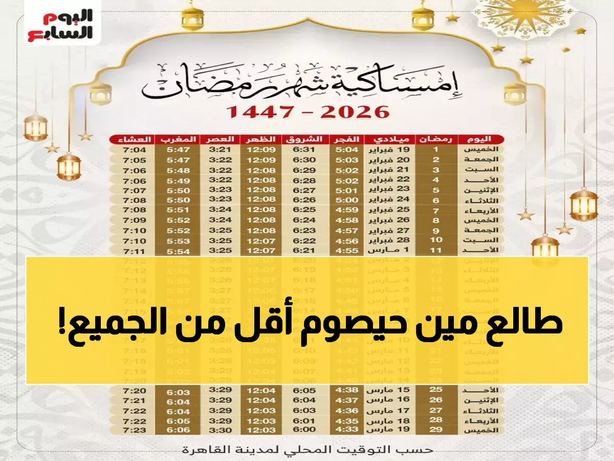 صادم: جزر القمر تتفوق على جميع الدول العربية... أقصر ساعات صيام في رمضان 2026!